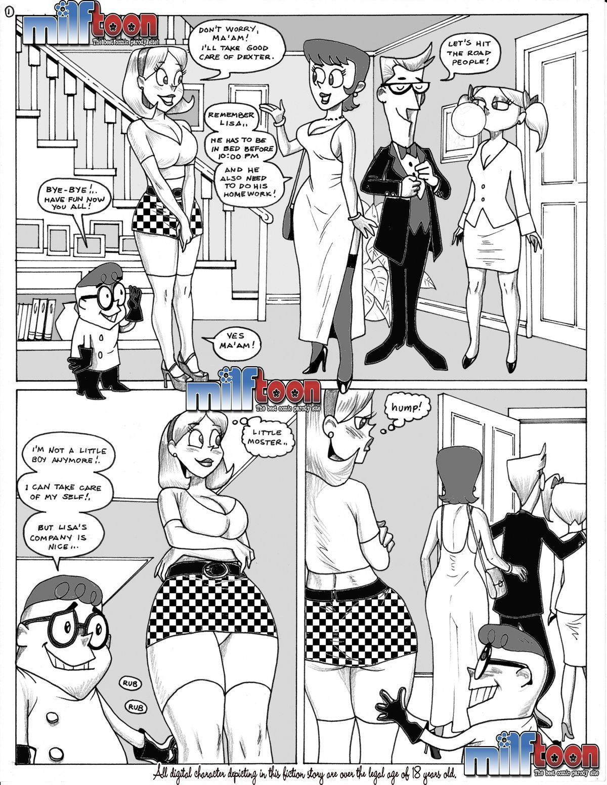 Dixter’s Fap (Dexter’s Laboratory) [MILFToon] 1 . Dixter's Fap  - Chapter 1 (Dexter's Laboratory) [MILFToon] – page 1