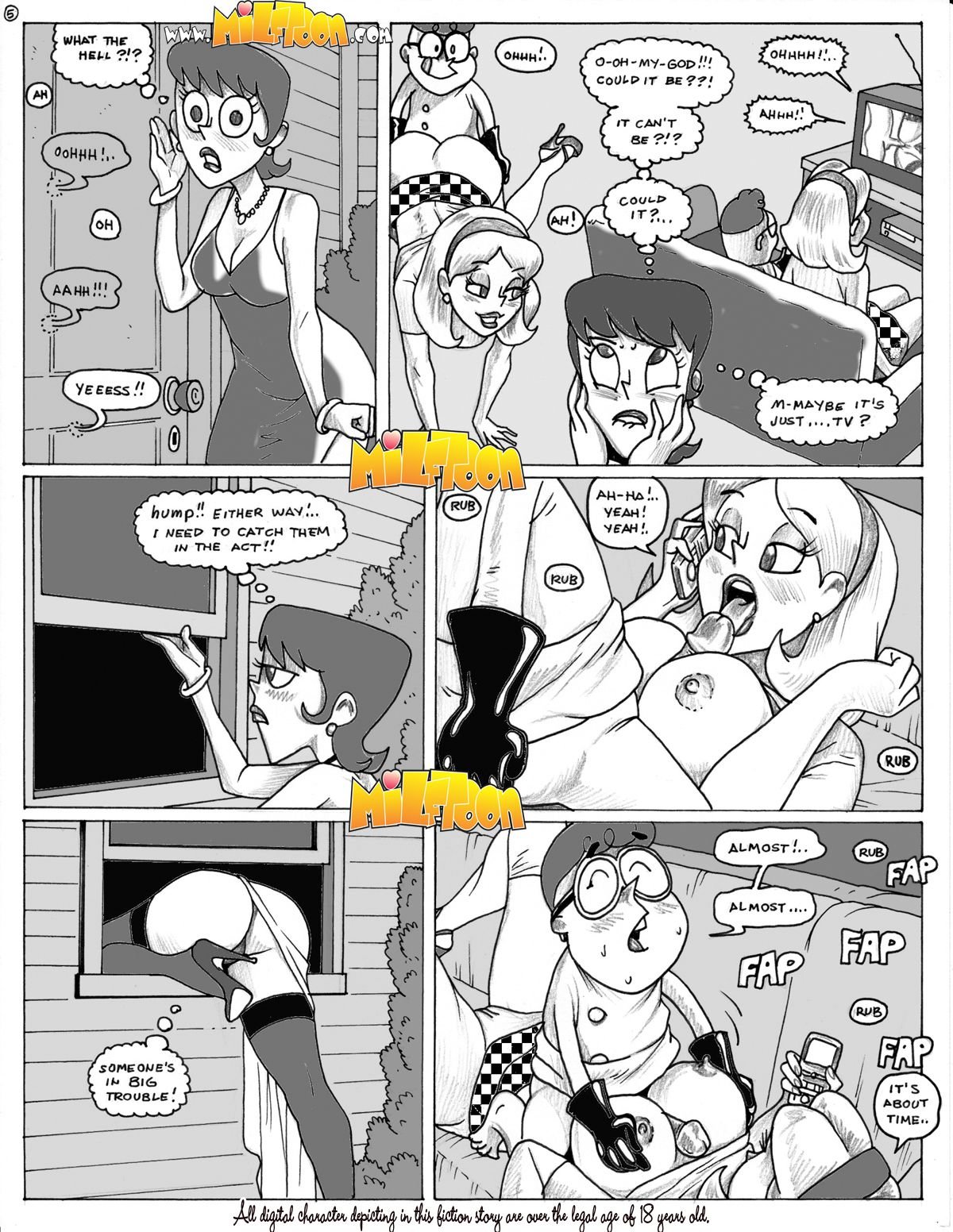 Dixter’s Fap (Dexter’s Laboratory) [MILFToon] 1 . Dixter's Fap  - Chapter 1 (Dexter's Laboratory) [MILFToon] – page 5