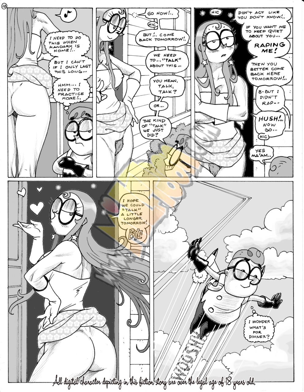 Dixter’s Fap (Dexter’s Laboratory) [MILFToon] 3 . Dixter's Fap  - Chapter 3 (Dexter's Laboratory) [MILFToon] – page 10