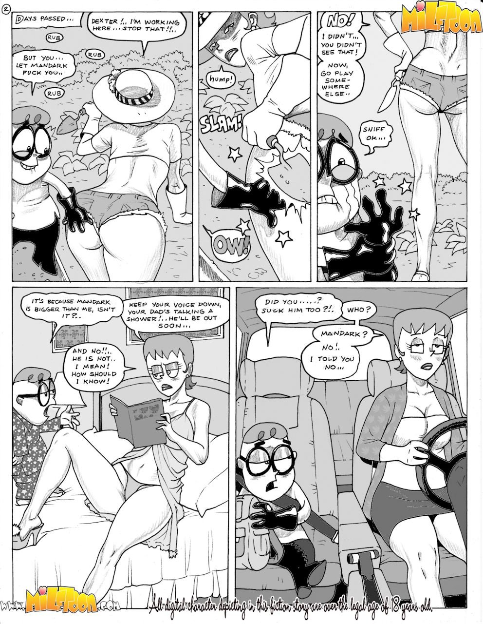 Dixter’s Fap (Dexter’s Laboratory) [MILFToon] 3 . Dixter's Fap  - Chapter 3 (Dexter's Laboratory) [MILFToon] – page 2