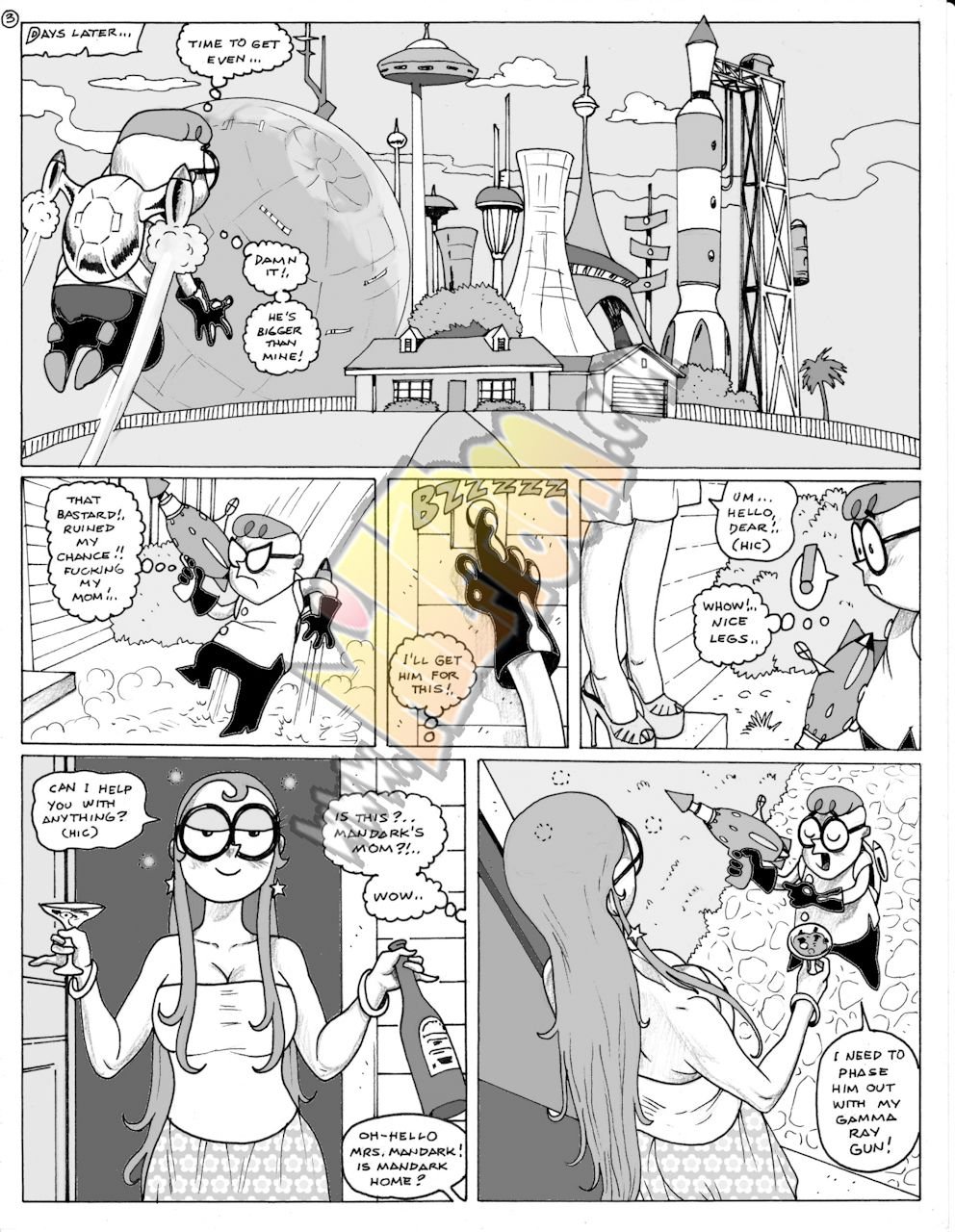 Dixter’s Fap (Dexter’s Laboratory) [MILFToon] 3 . Dixter's Fap  - Chapter 3 (Dexter's Laboratory) [MILFToon] – page 3