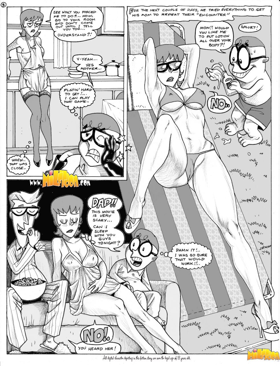 Dixter’s Fap (Dexter’s Laboratory) [MILFToon] 2 . Dixter's Fap  - Chapter 2 (Dexter's Laboratory) [MILFToon] – page 3