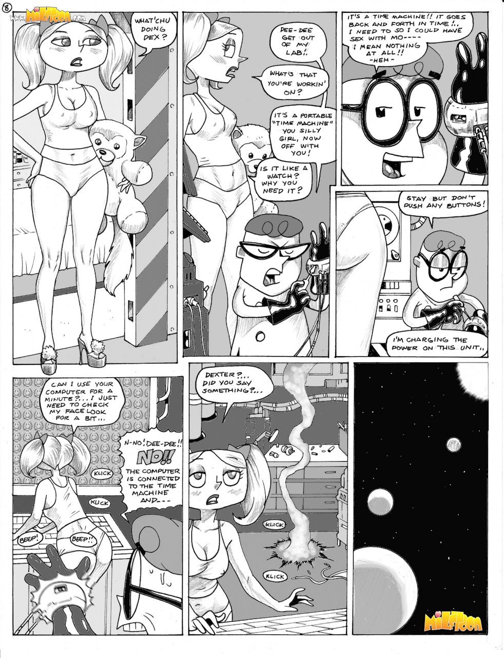 Dixter’s Fap (Dexter’s Laboratory) [MILFToon] 2 . Dixter's Fap  - Chapter 2 (Dexter's Laboratory) [MILFToon] – page 8