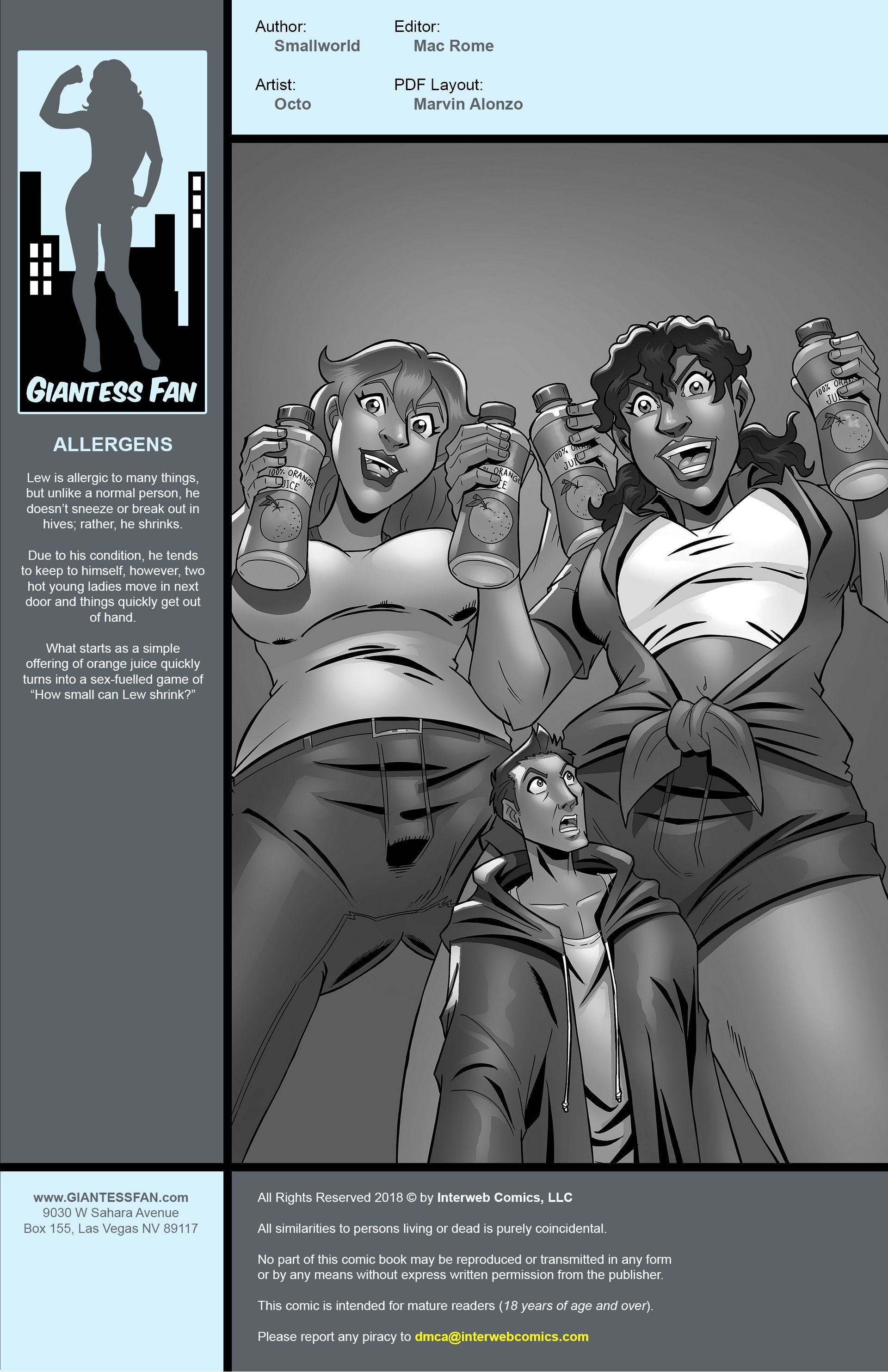 Allergens [Giantess Fan] 1 . Allergens  - Chapter 1 [Giantess Fan] – page 2