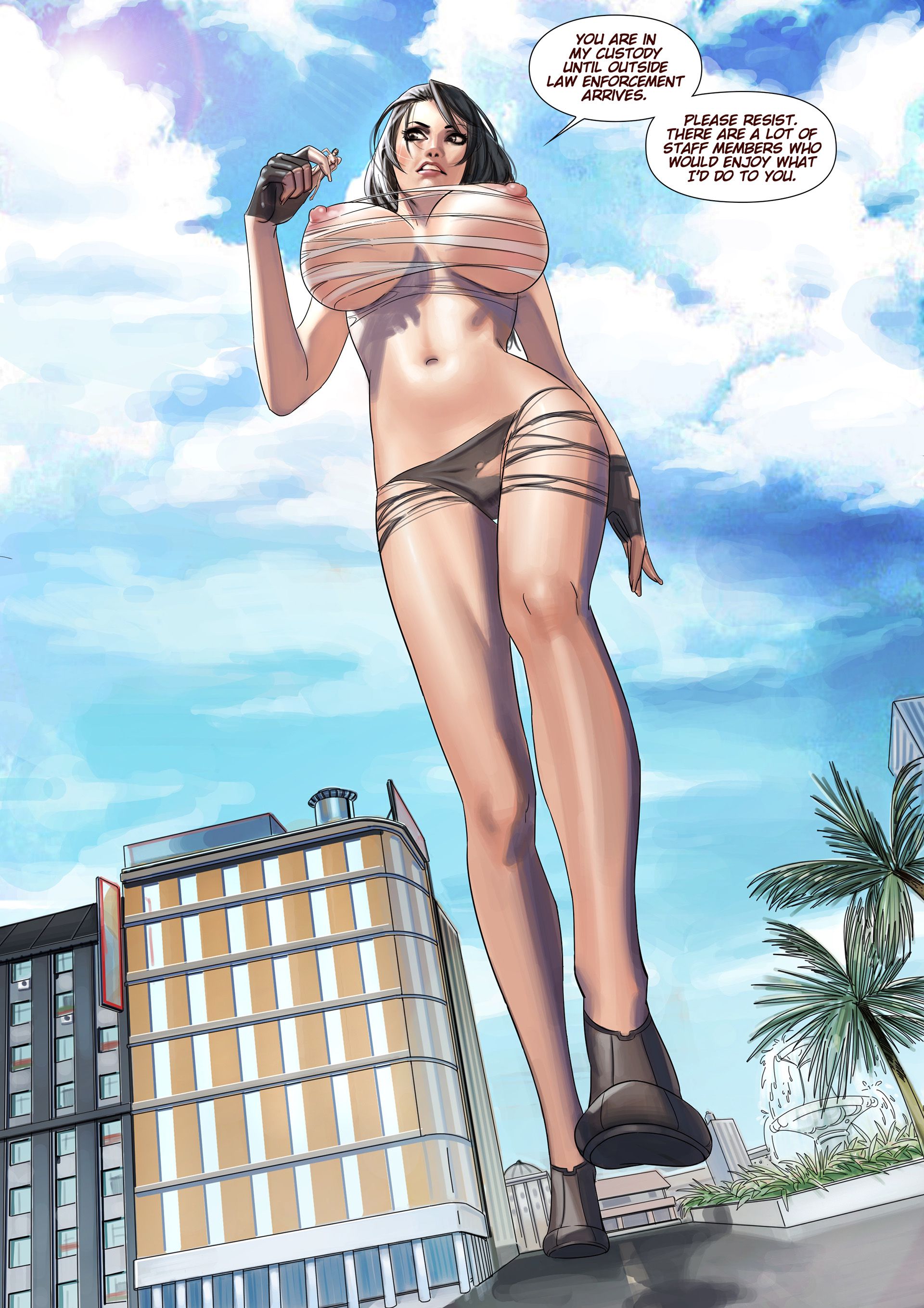 Amazon Hotel [Giantess Fan] 4 . Amazon Hotel  - Chapter 4 [Giantess Fan] – page 14