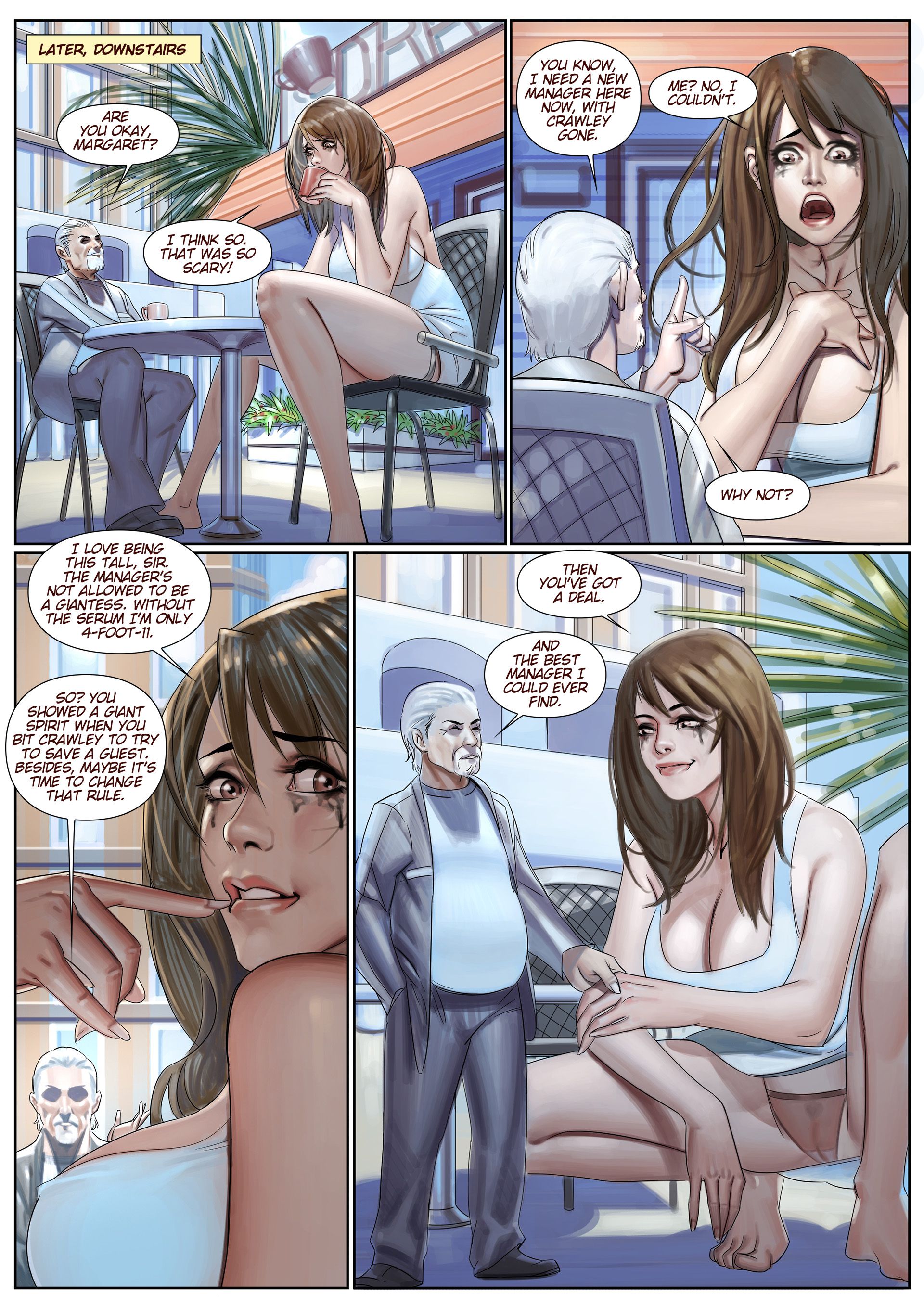Amazon Hotel [Giantess Fan] 4 . Amazon Hotel  - Chapter 4 [Giantess Fan] – page 15