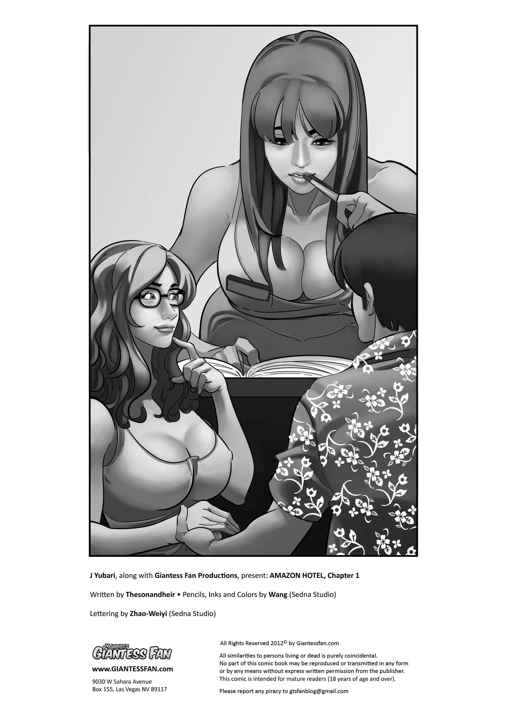 Amazon Hotel [Giantess Fan] 1 . Amazon Hotel  - Chapter 1 [Giantess Fan] – page 2
