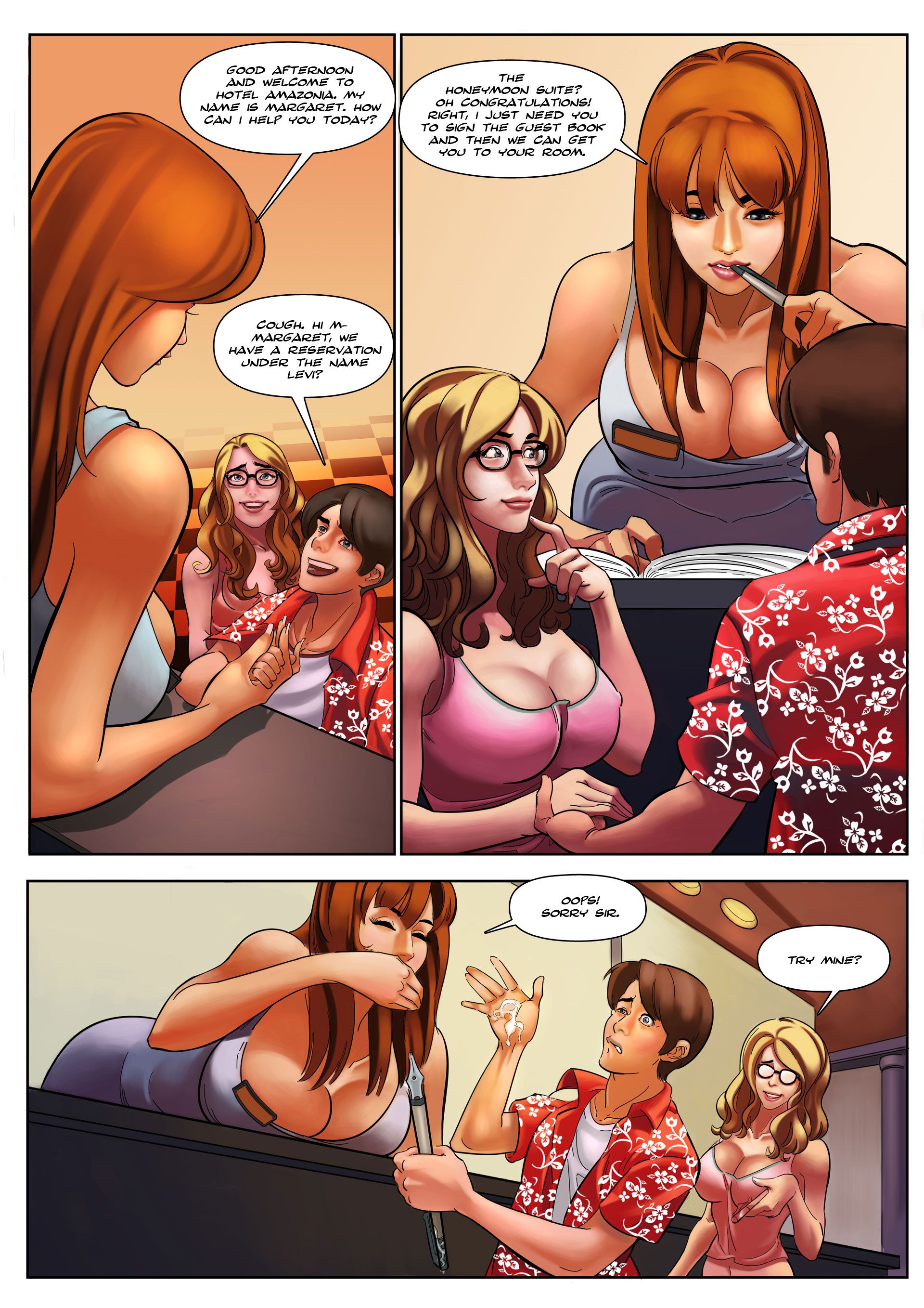 Amazon Hotel [Giantess Fan] 1 . Amazon Hotel  - Chapter 1 [Giantess Fan] – page 4