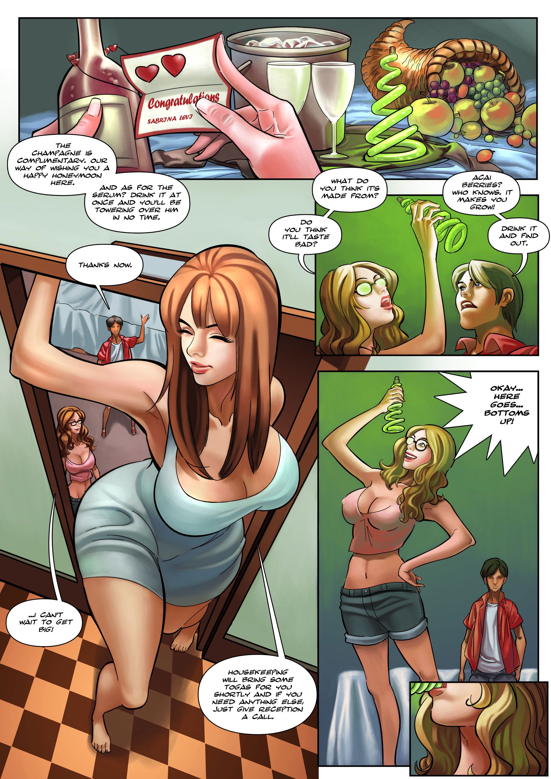 Amazon Hotel [Giantess Fan] 1 . Amazon Hotel  - Chapter 1 [Giantess Fan] – page 7