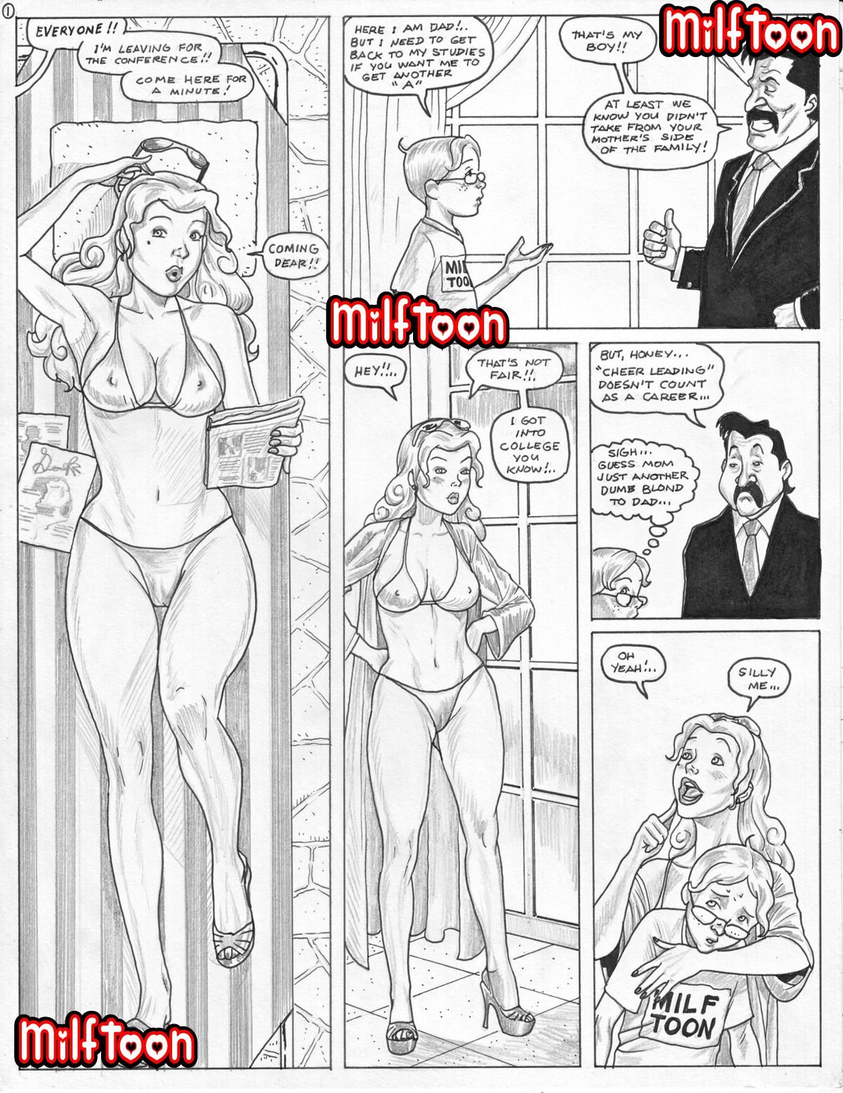 Dumb Blond [MILFToon] 1 . Dumb Blond  - Chapter 1 [MILFToon] – page 2