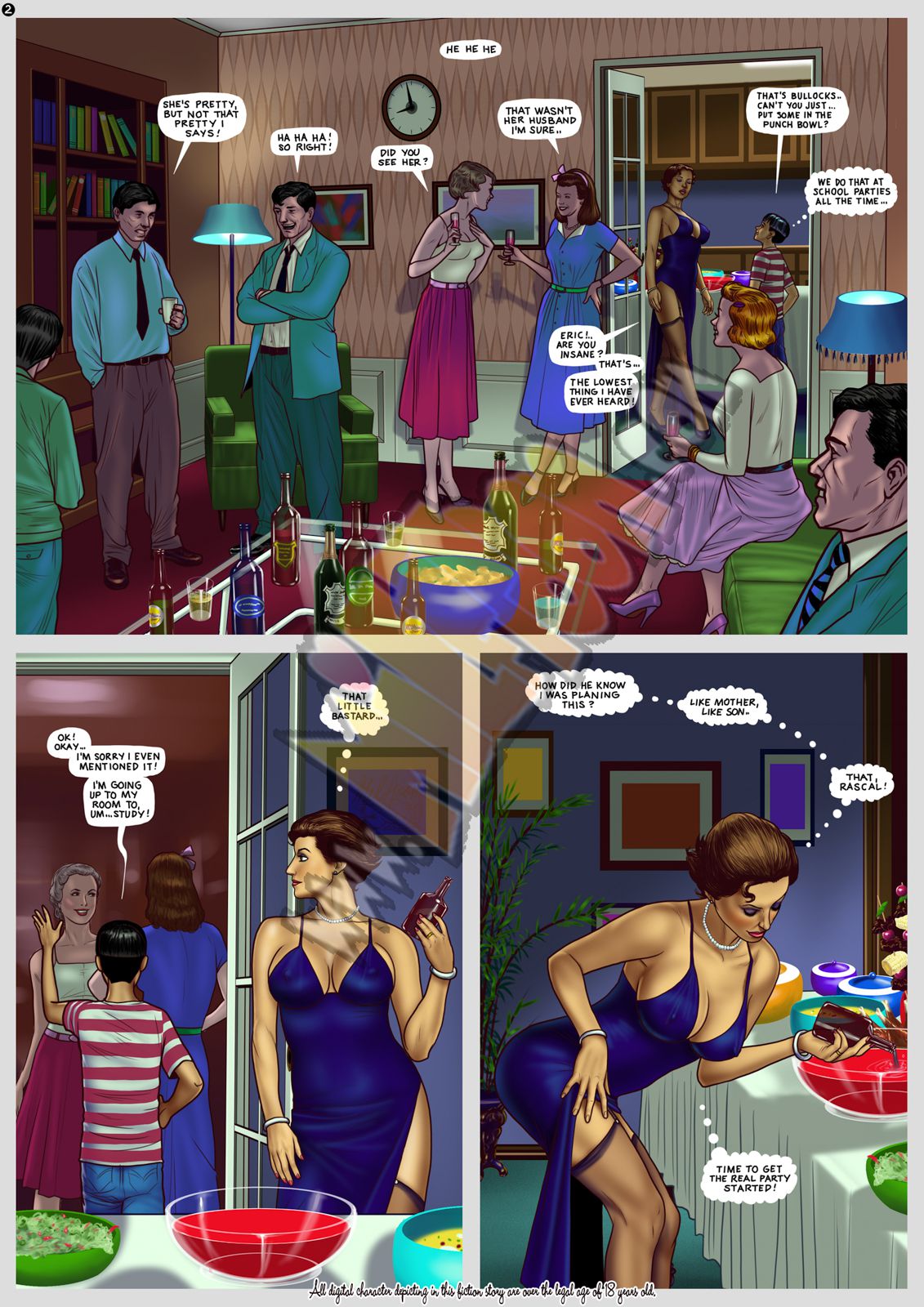 Enjoy The Party [MILFToon] 1 . Enjoy The Party  - Chapter 1 [MILFToon] – page 2