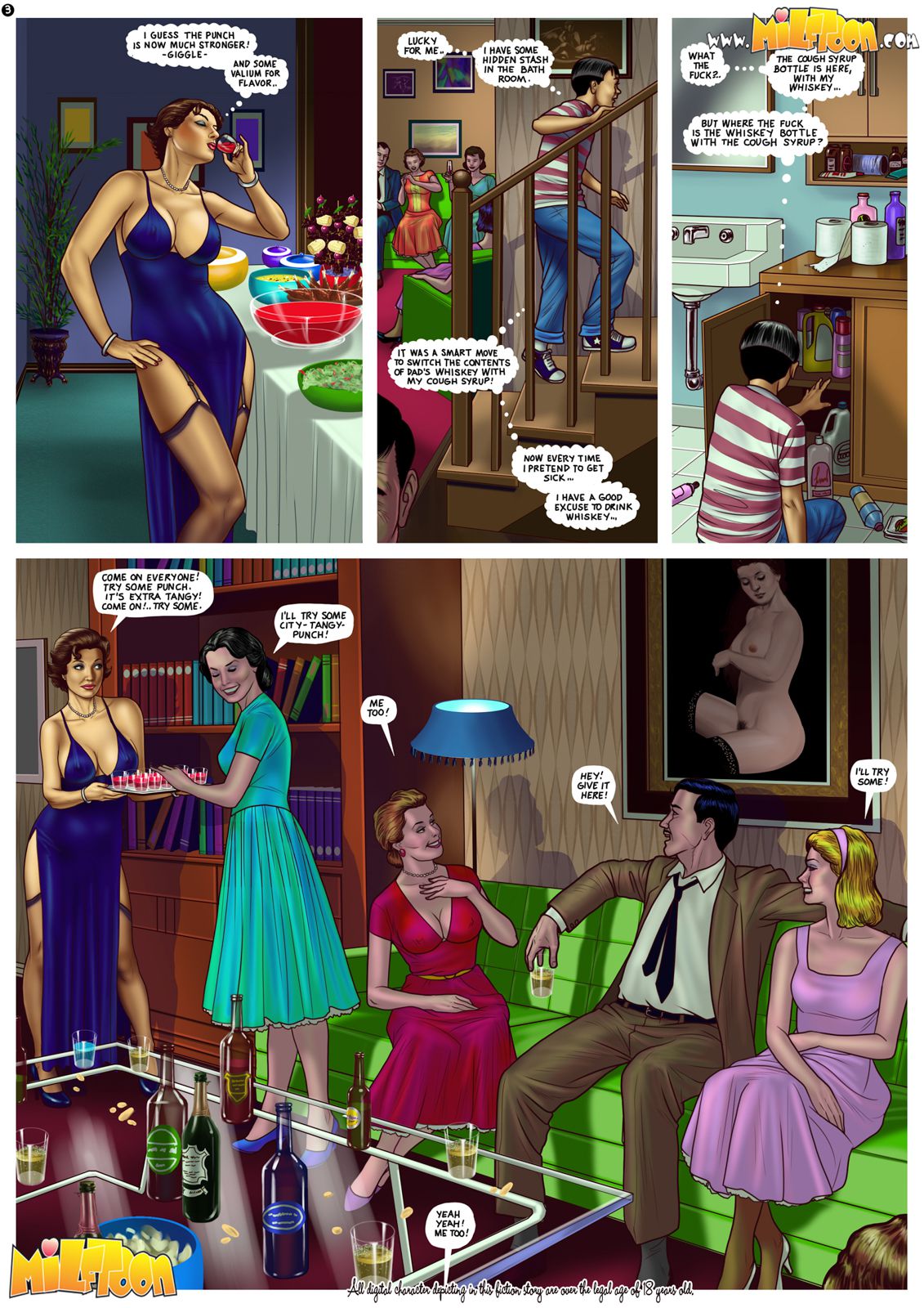 Enjoy The Party [MILFToon] 1 . Enjoy The Party  - Chapter 1 [MILFToon] – page 3