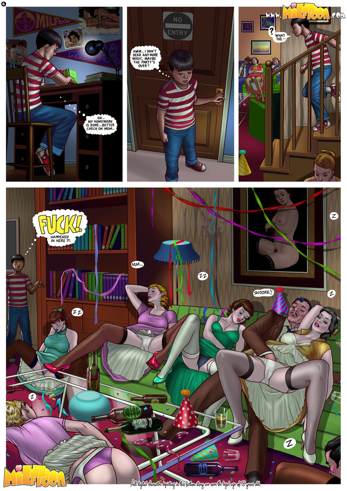 Enjoy The Party [MILFToon] 1 . Enjoy The Party  - Chapter 1 [MILFToon] – page 4