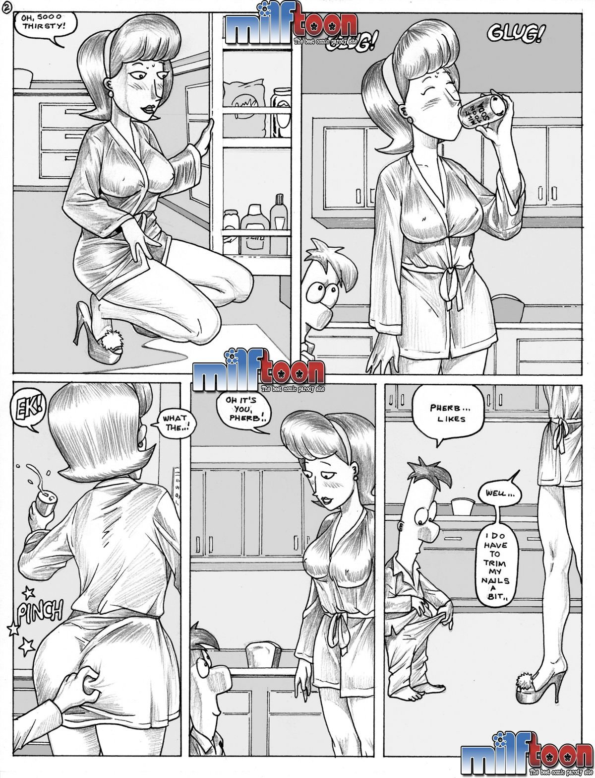 F.F (Phineas and Ferb) [MILFToon] 1 . F.F  - Chapter 1 (Phineas and Ferb) [MILFToon] – page 2
