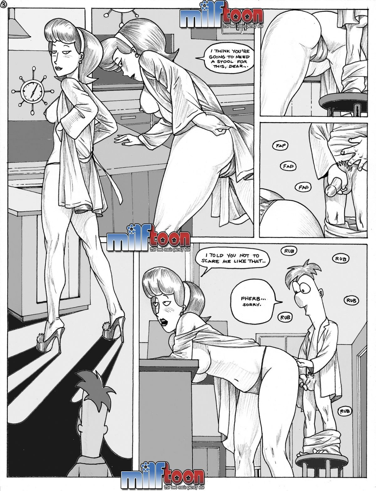 F.F (Phineas and Ferb) [MILFToon] 1 . F.F  - Chapter 1 (Phineas and Ferb) [MILFToon] – page 3