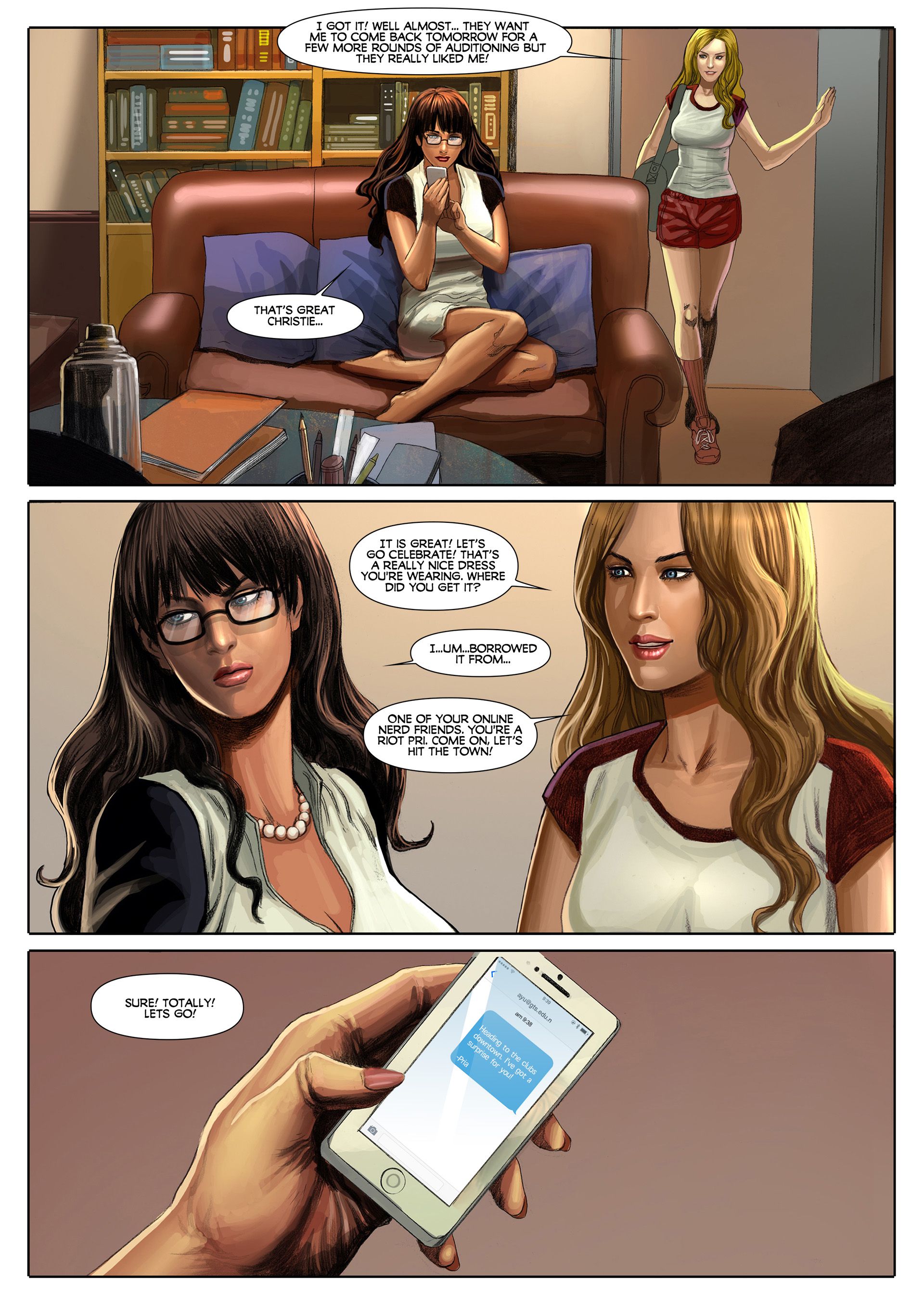 America’s Next Tall Model [Giantess Fan] 1 . America's Next Tall Model  - Chapter 1 [Giantess Fan] – page 9