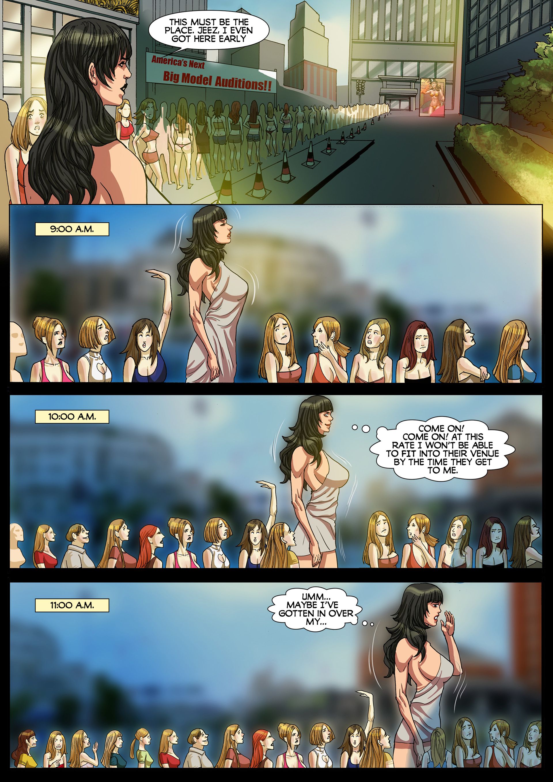 America’s Next Tall Model [Giantess Fan] 2 . America's Next Tall Model  - Chapter 2 [Giantess Fan] – page 3