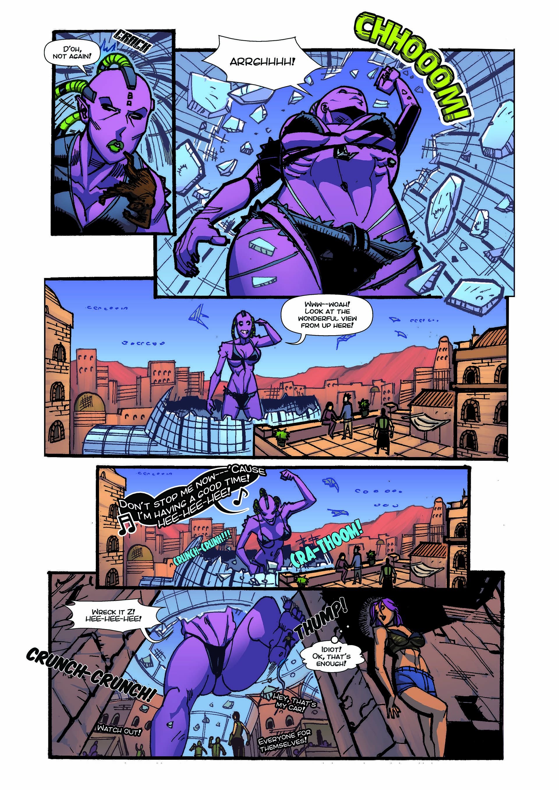 Apex Rush [Giantess Fan] 4 . Apex Rush - Chapter 4 [Giantess Fan] – page 7