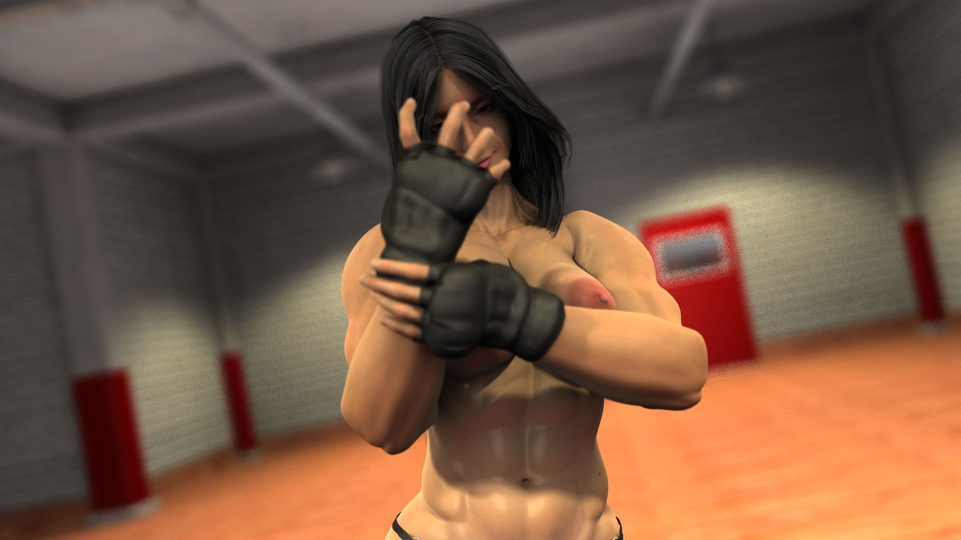 Arm Day VS Leg Day [SquarePeg3D] 1 . Arm Day VS Leg Day  - Chapter 1 [SquarePeg3D] – page 15