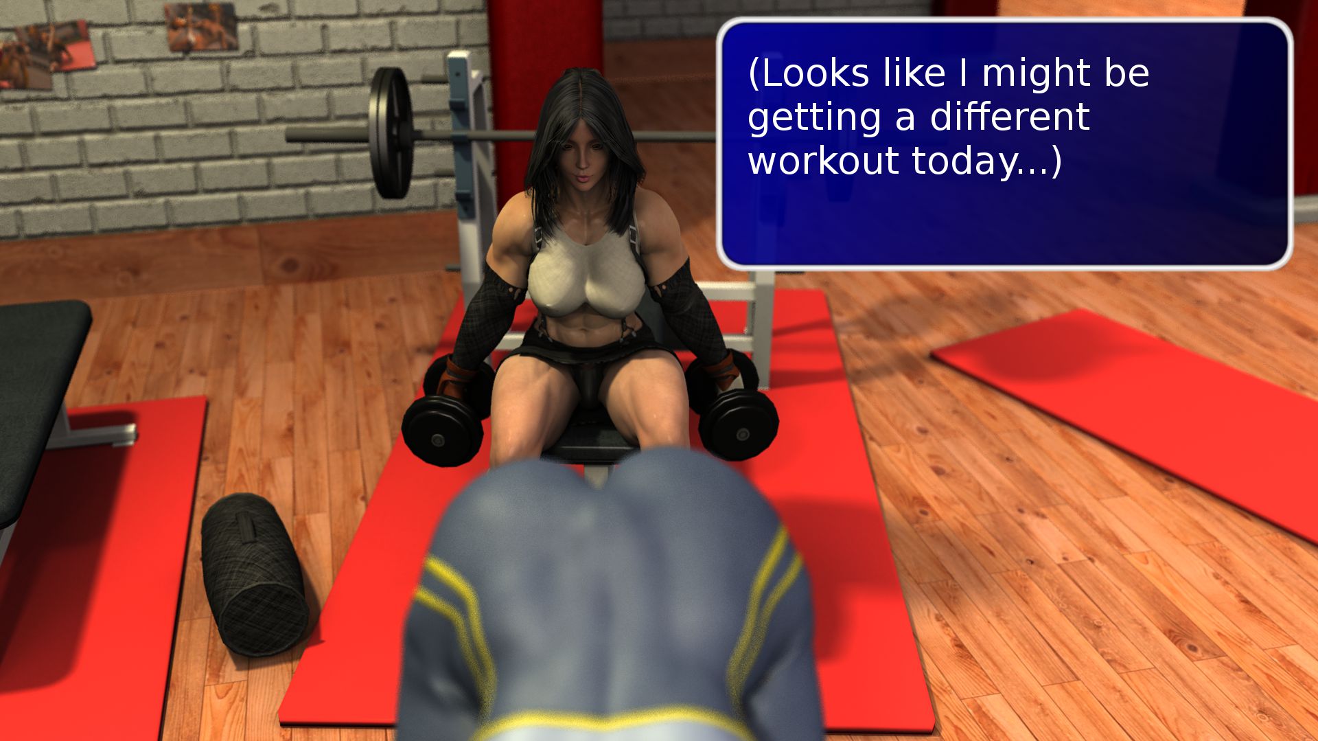 Arm Day VS Leg Day [SquarePeg3D] 1 . Arm Day VS Leg Day  - Chapter 1 [SquarePeg3D] – page 3