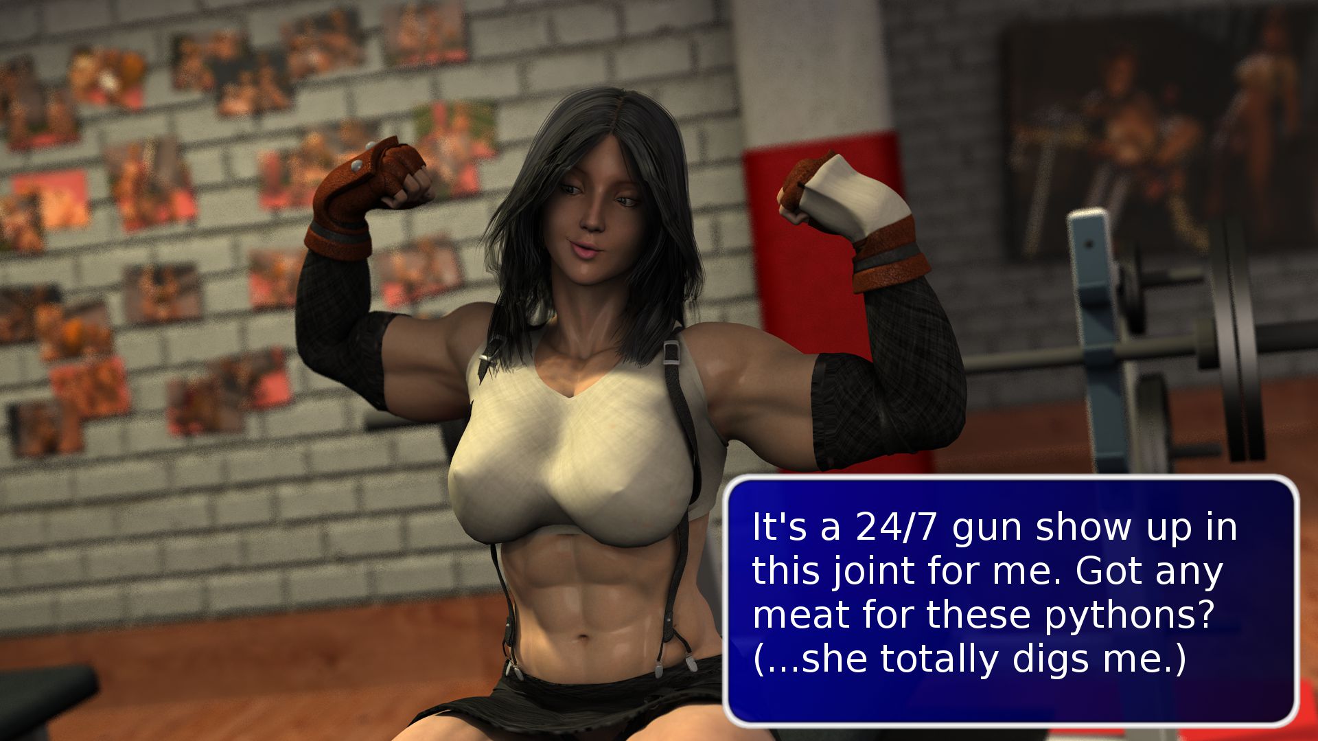 Arm Day VS Leg Day [SquarePeg3D] 1 . Arm Day VS Leg Day  - Chapter 1 [SquarePeg3D] – page 7