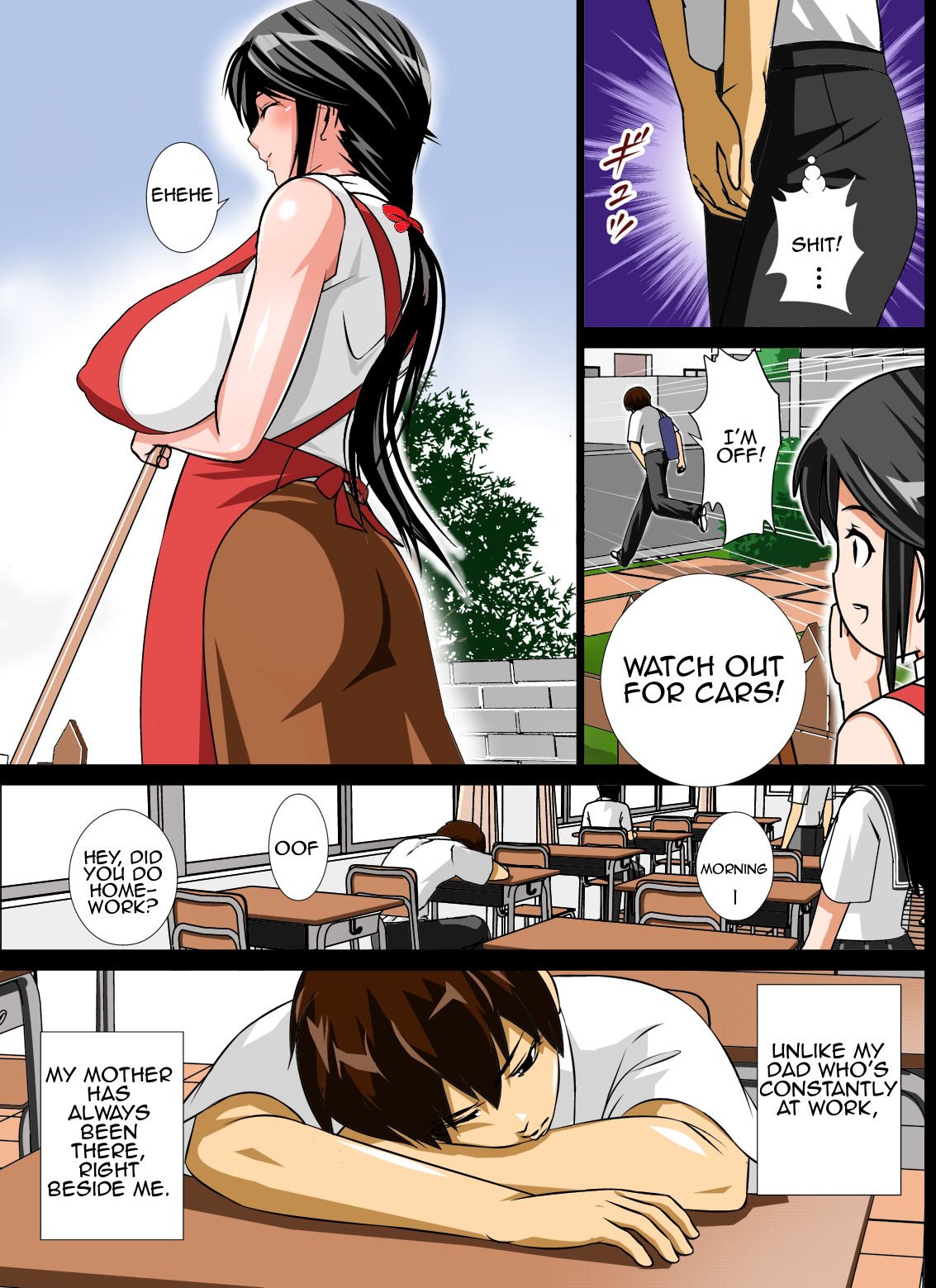 Renbo Seikatsu ~ Mama no Bakunyuu wa Boku no Mono [Rara8] 1 . Renbo Seikatsu  - Chapter 1 Mama no Bakunyuu wa Boku no Mono [Rara8] – page 5