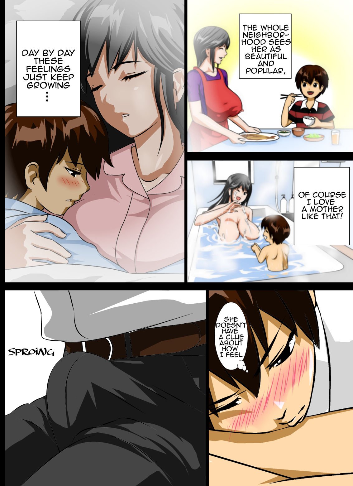 Renbo Seikatsu ~ Mama no Bakunyuu wa Boku no Mono [Rara8] 1 . Renbo Seikatsu  - Chapter 1 Mama no Bakunyuu wa Boku no Mono [Rara8] – page 6