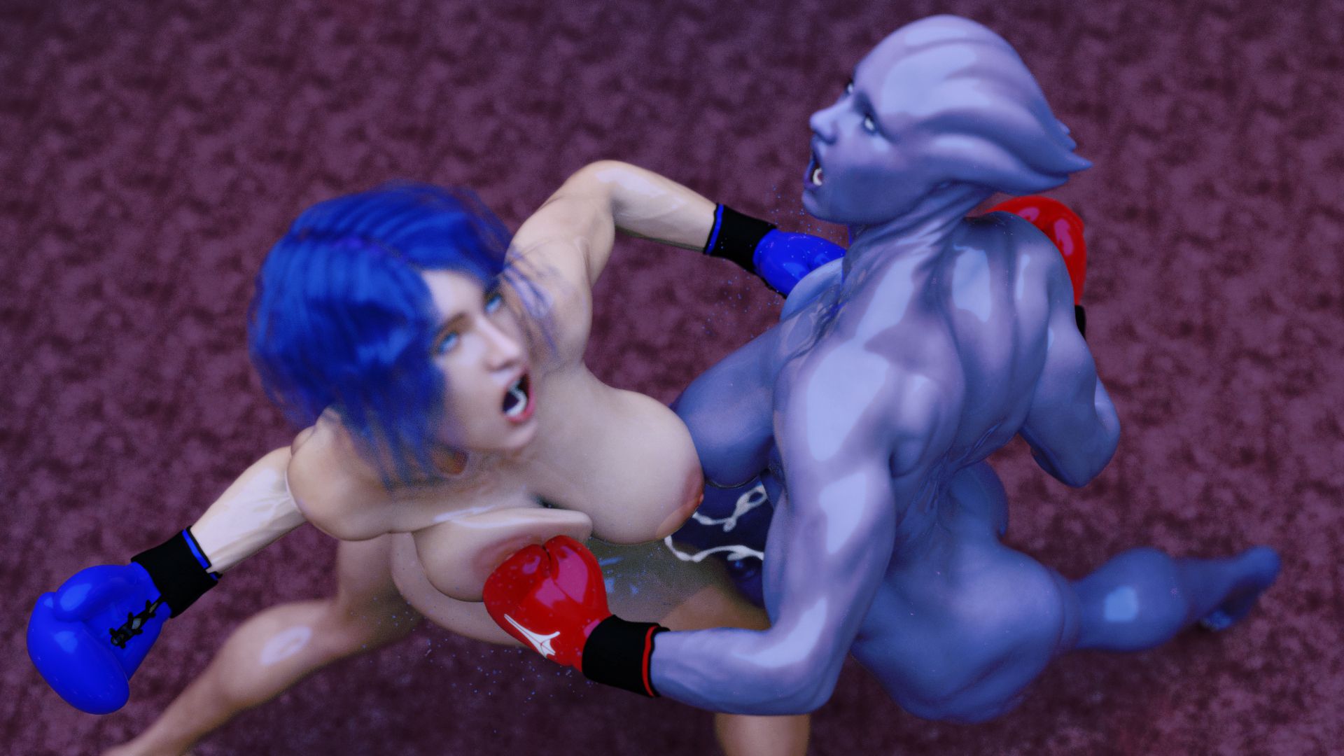 FUTA Effect – A Collision Of Fists And Flesh – Melanie VS Heilla (Mass Effect) [SquarePeg3D] 1 . FUTA Effect  - Chapter 1 A Collision Of Fists And Flesh - Melanie VS Heilla [SquarePeg3D] – page 4