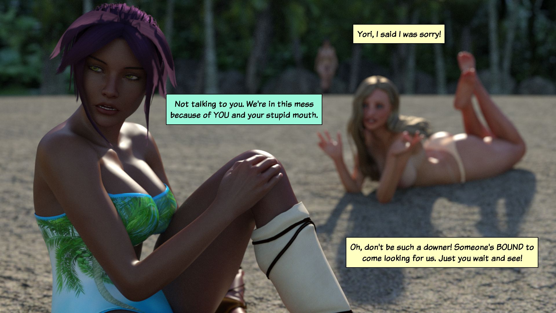 Shira’s Coronation [SquarePeg3D] 1 . Shira's Coronation  - Chapter 1 - Dialog [SquarePeg3D] – page 39