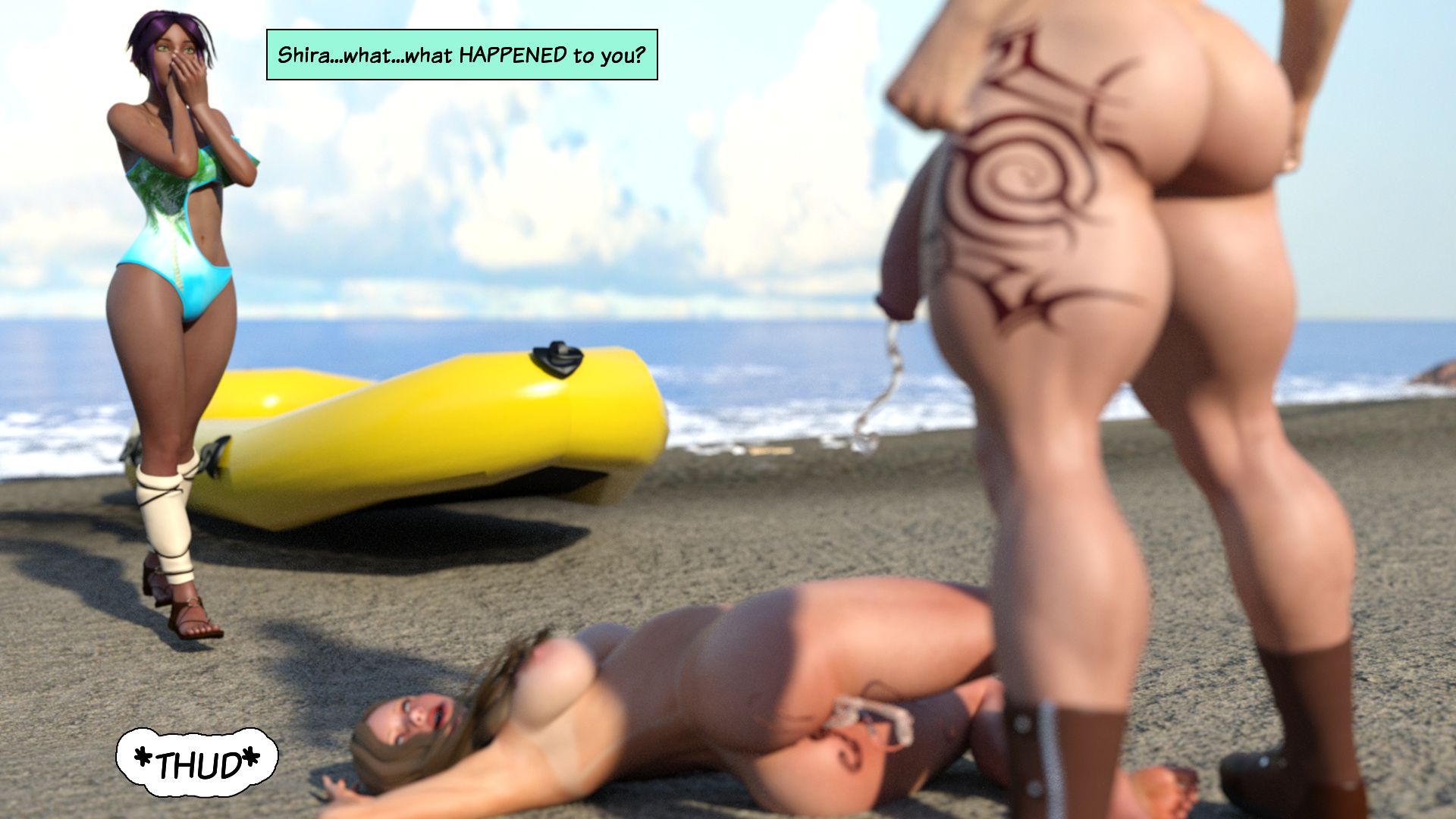 Shira’s Coronation [SquarePeg3D] 1 . Shira's Coronation  - Chapter 1 - Dialog [SquarePeg3D] – page 45