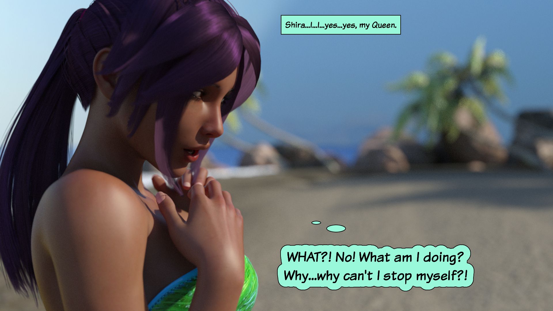 Shira’s Coronation [SquarePeg3D] 1 . Shira's Coronation  - Chapter 1 - Dialog [SquarePeg3D] – page 47
