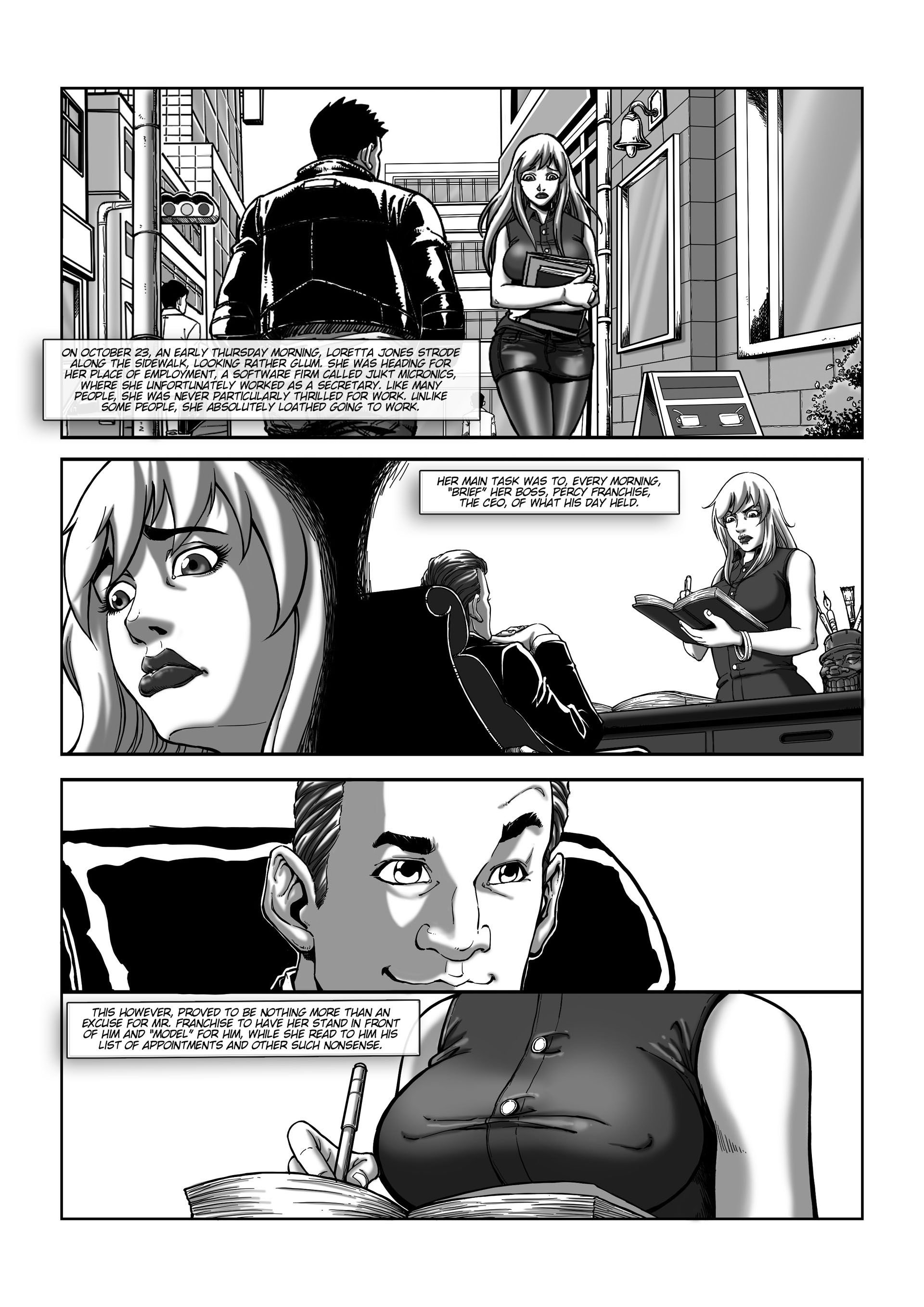 A Secretary’s Tale [Giantess Fan] 1 . A Secretary's Tale - Chapter 1 [Giantess Fan] – page 3