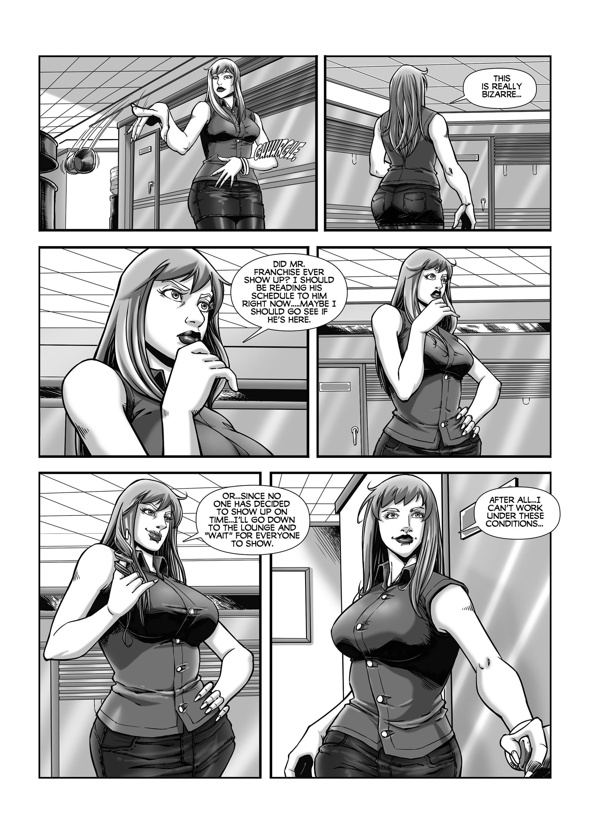A Secretary’s Tale [Giantess Fan] 2 . A Secretary's Tale  - Chapter 2 [Giantess Fan] – page 7