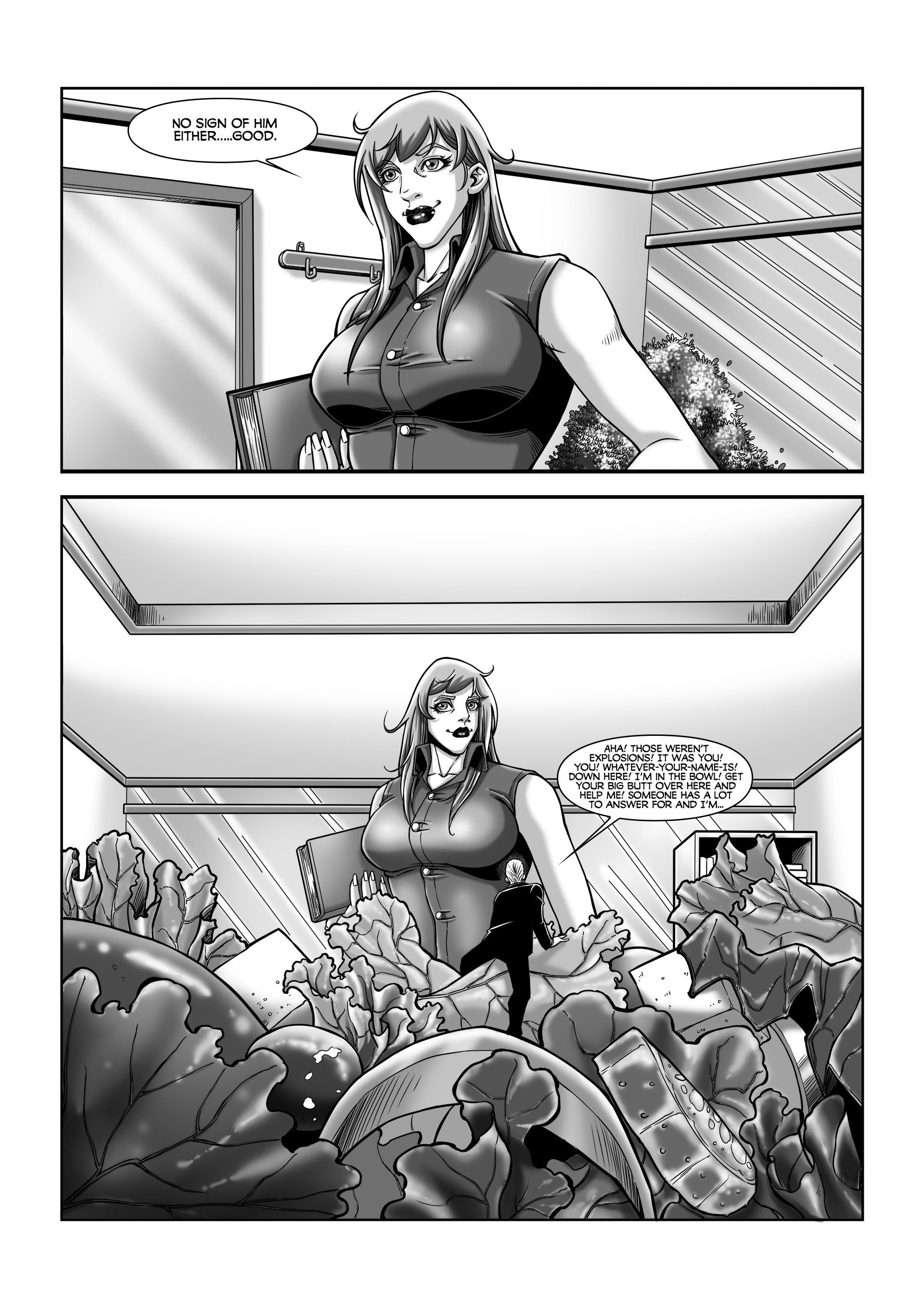 A Secretary’s Tale [Giantess Fan] 3 . A Secretary's Tale  - Chapter 3 [Giantess Fan] – page 4