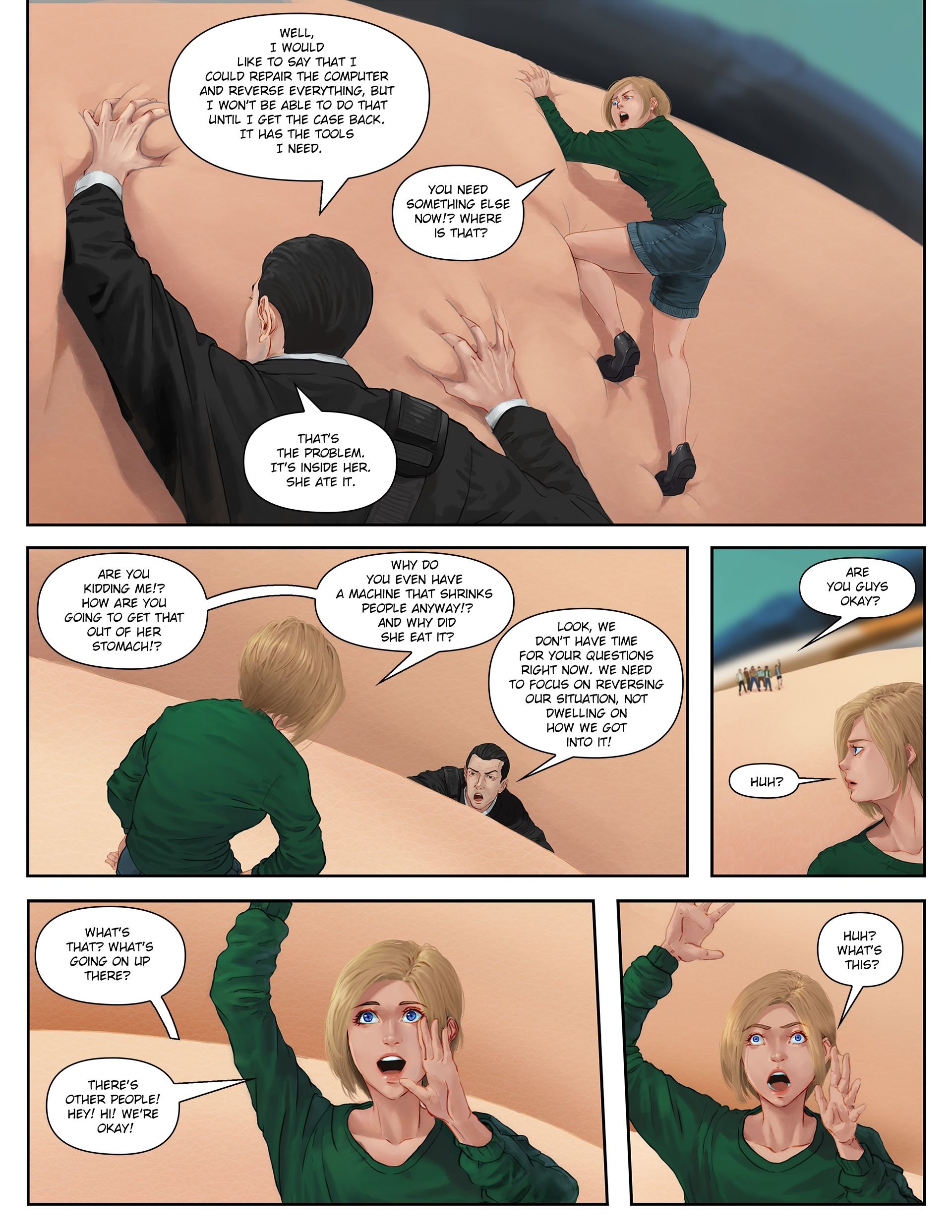 A Weekend Alone [Giantess Fan] 11 . A Weekend Alone - Chapter 11 [Giantess Fan] – page 9