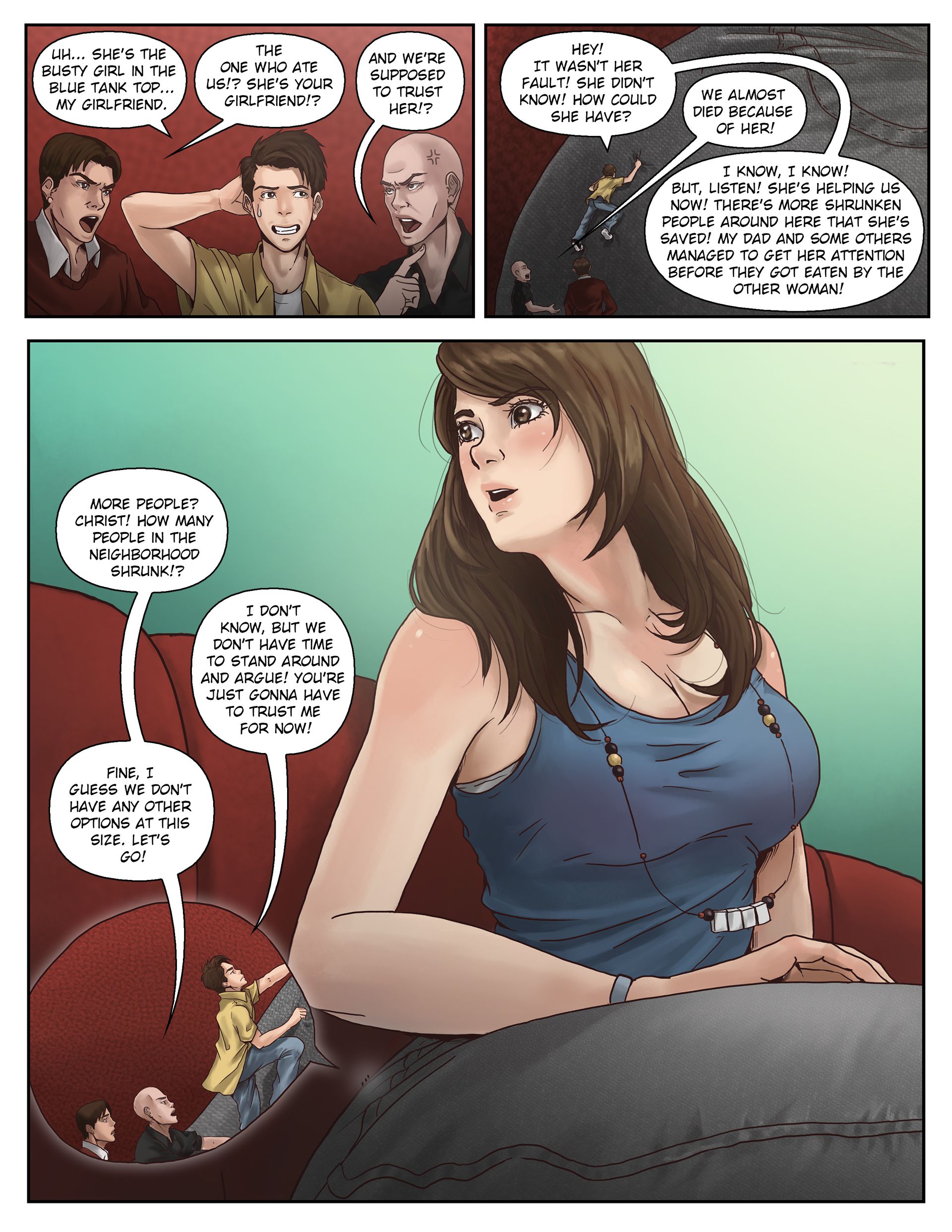 A Weekend Alone [Giantess Fan] 9 . A Weekend Alone - Chapter 9 [Giantess Fan] – page 14
