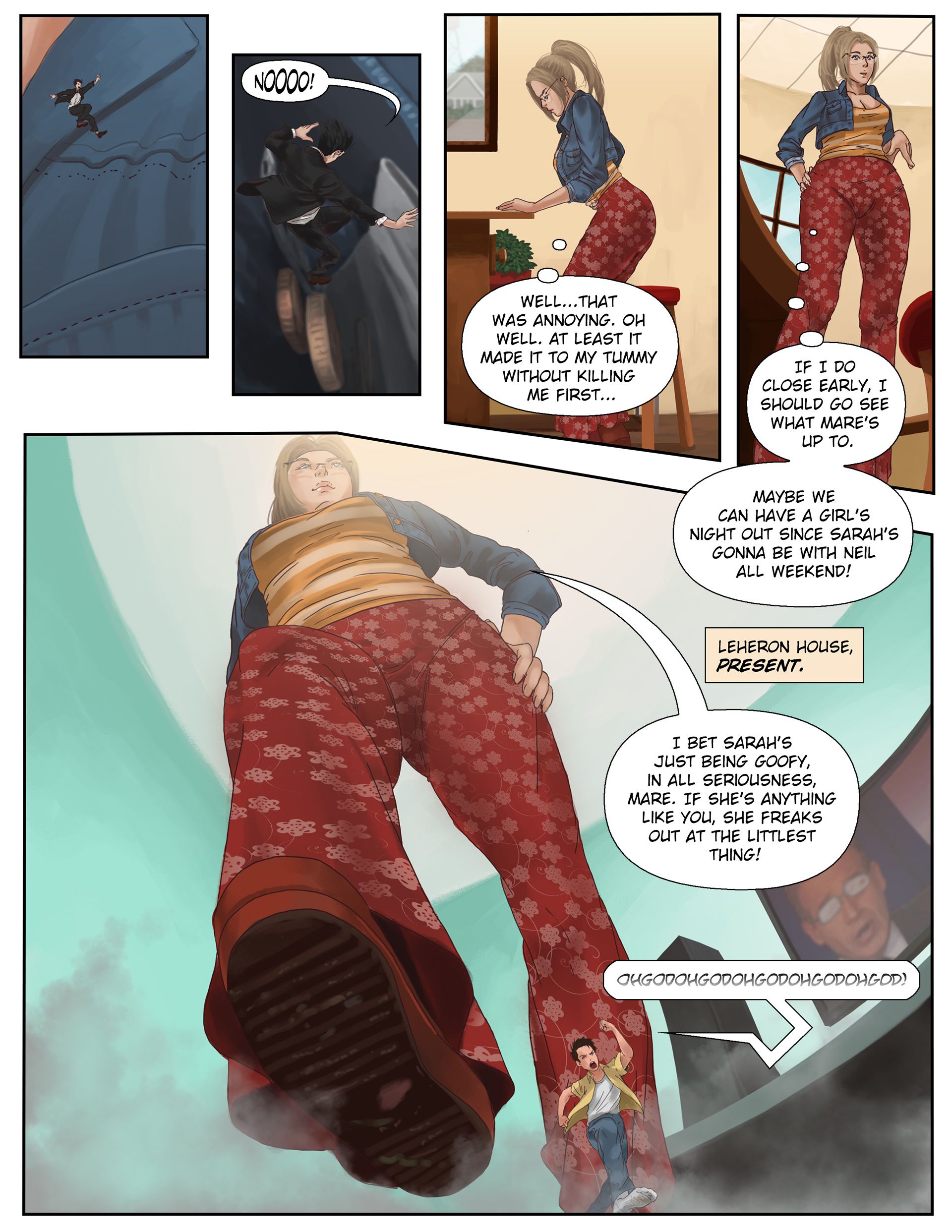 A Weekend Alone [Giantess Fan] 8 . A Weekend Alone - Chapter 8 [Giantess Fan] – page 15