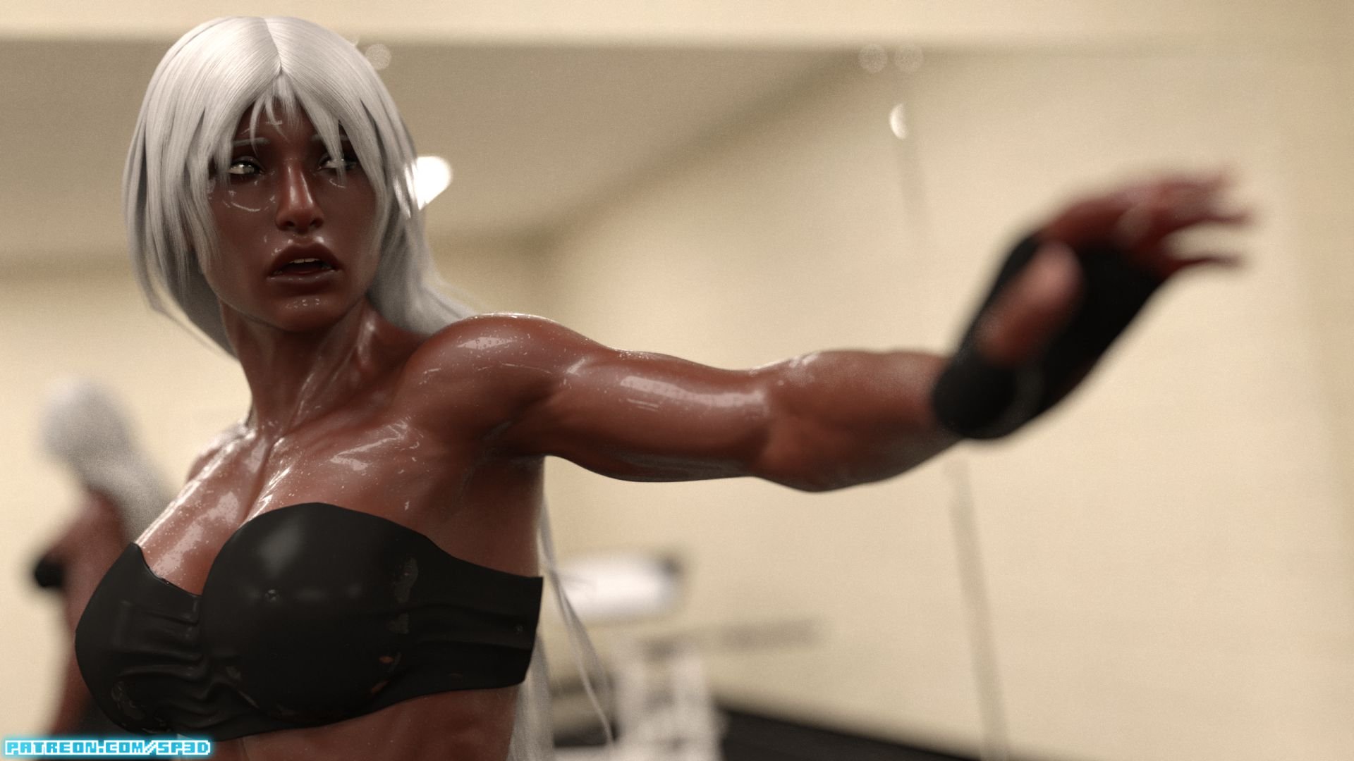 Love Works Out [SquarePeg3D] 1.5 . Love Works Out  - Chapter 1 - Images Only [SquarePeg3D] – page 8