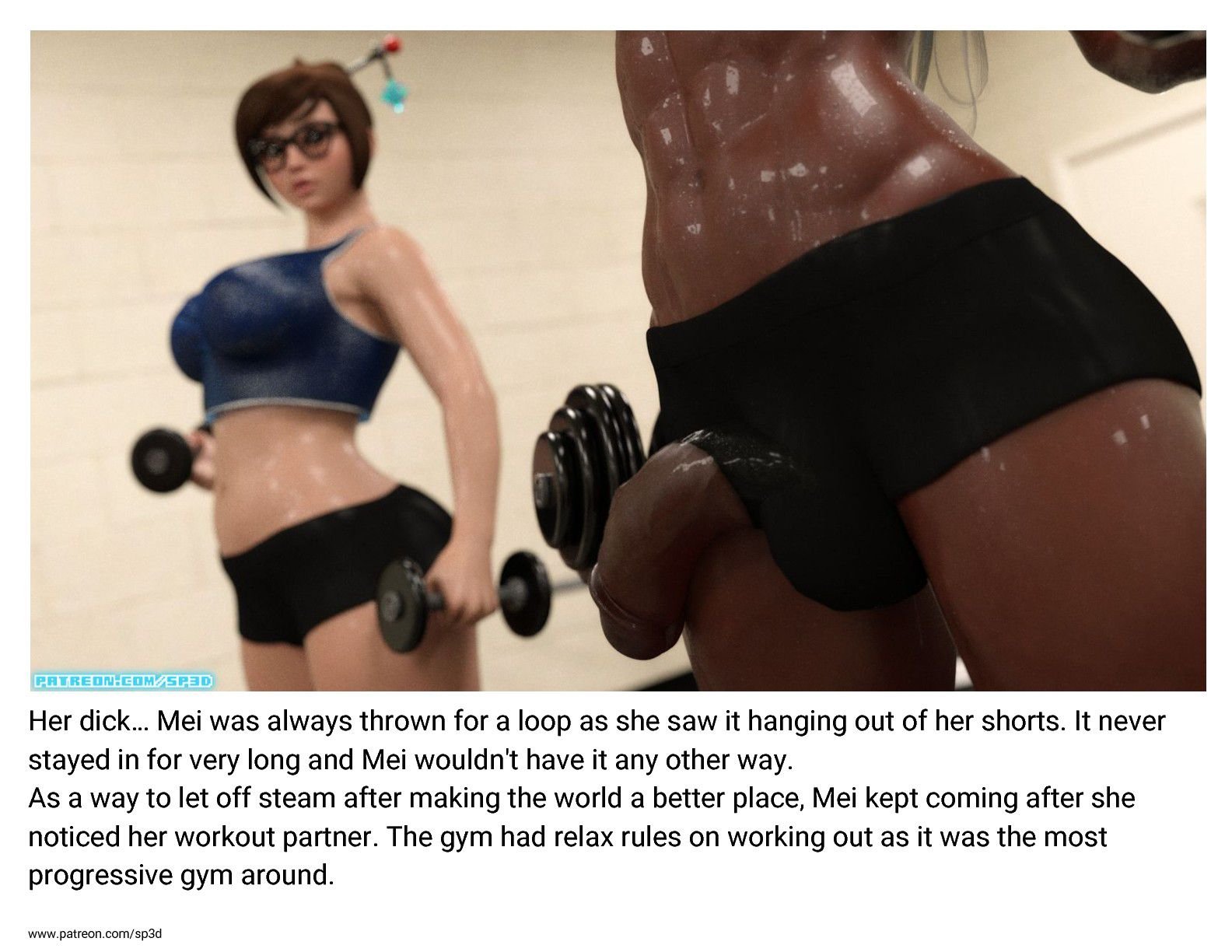 Love Works Out [SquarePeg3D] 1 . Love Works Out  - Chapter 1 [SquarePeg3D] – page 3