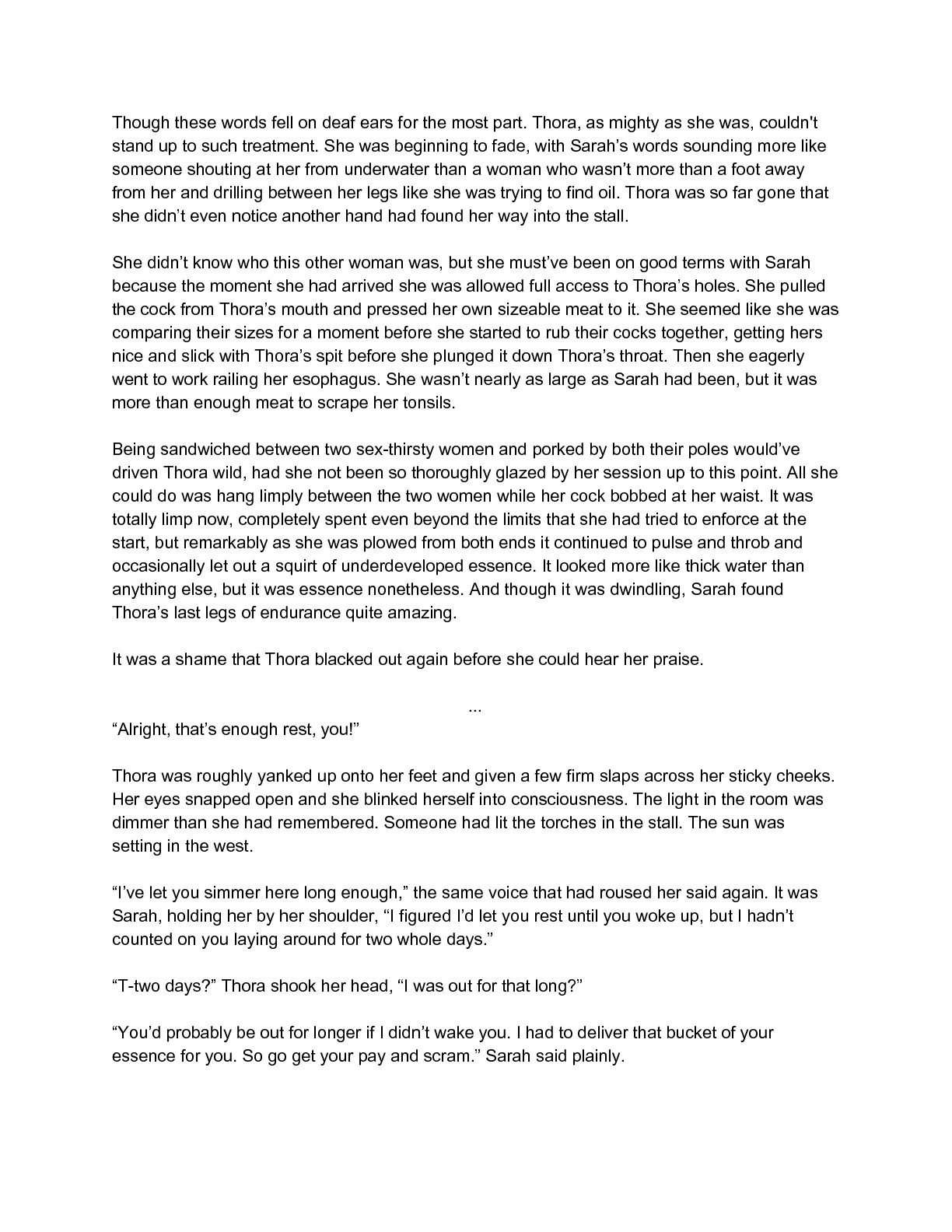 Thora At The Farm [SquarePeg3D] 1.5 . Thora At The Farm - Chapter 1 Text Only [SquarePeg3D] – page 11
