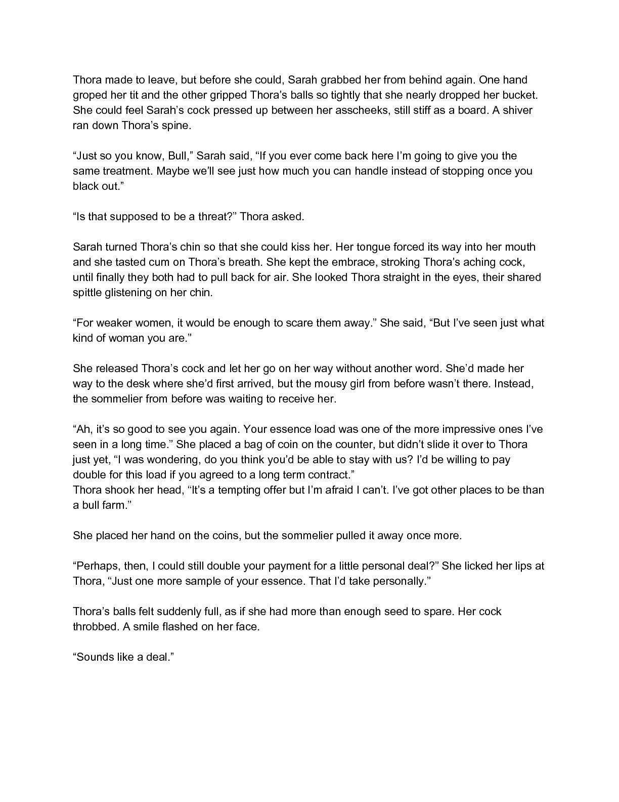 Thora At The Farm [SquarePeg3D] 1.5 . Thora At The Farm - Chapter 1 Text Only [SquarePeg3D] – page 12