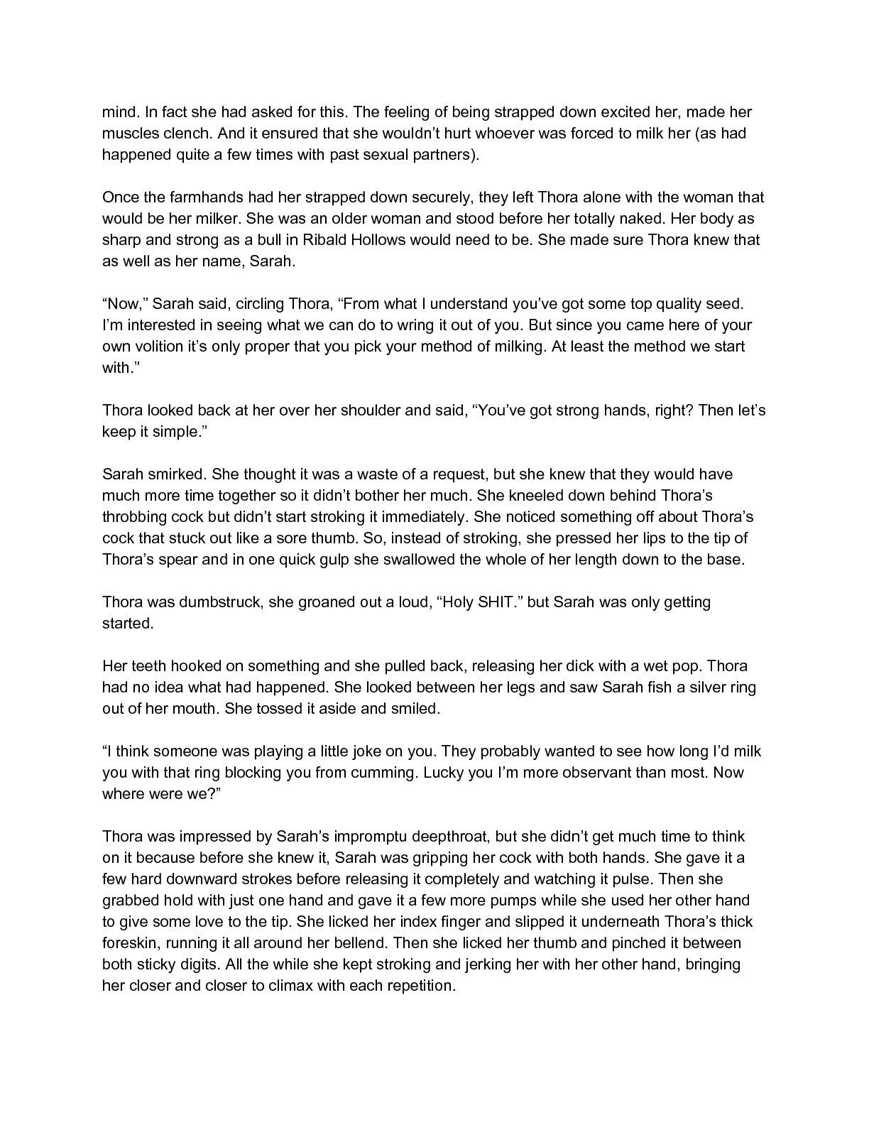 Thora At The Farm [SquarePeg3D] 1.5 . Thora At The Farm - Chapter 1 Text Only [SquarePeg3D] – page 5