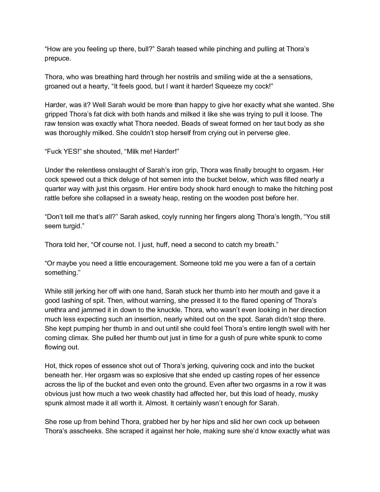 Thora At The Farm [SquarePeg3D] 1.5 . Thora At The Farm - Chapter 1 Text Only [SquarePeg3D] – page 6