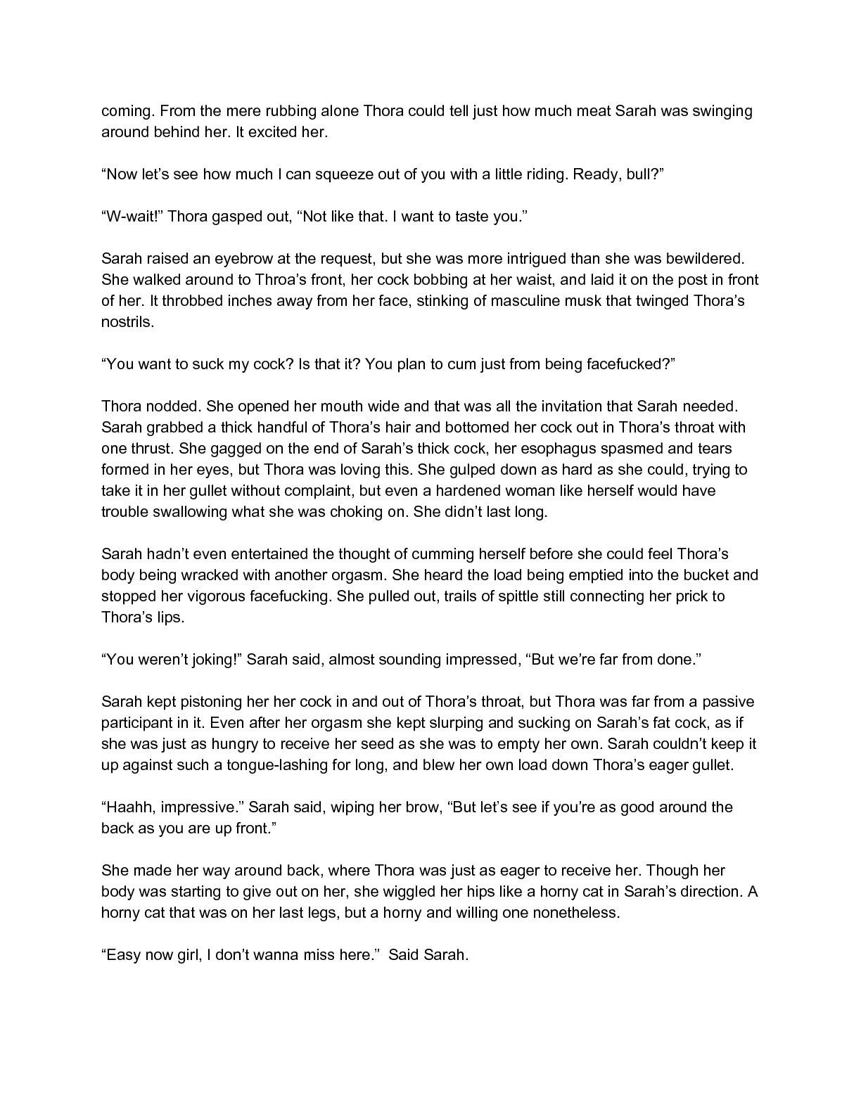 Thora At The Farm [SquarePeg3D] 1.5 . Thora At The Farm - Chapter 1 Text Only [SquarePeg3D] – page 7