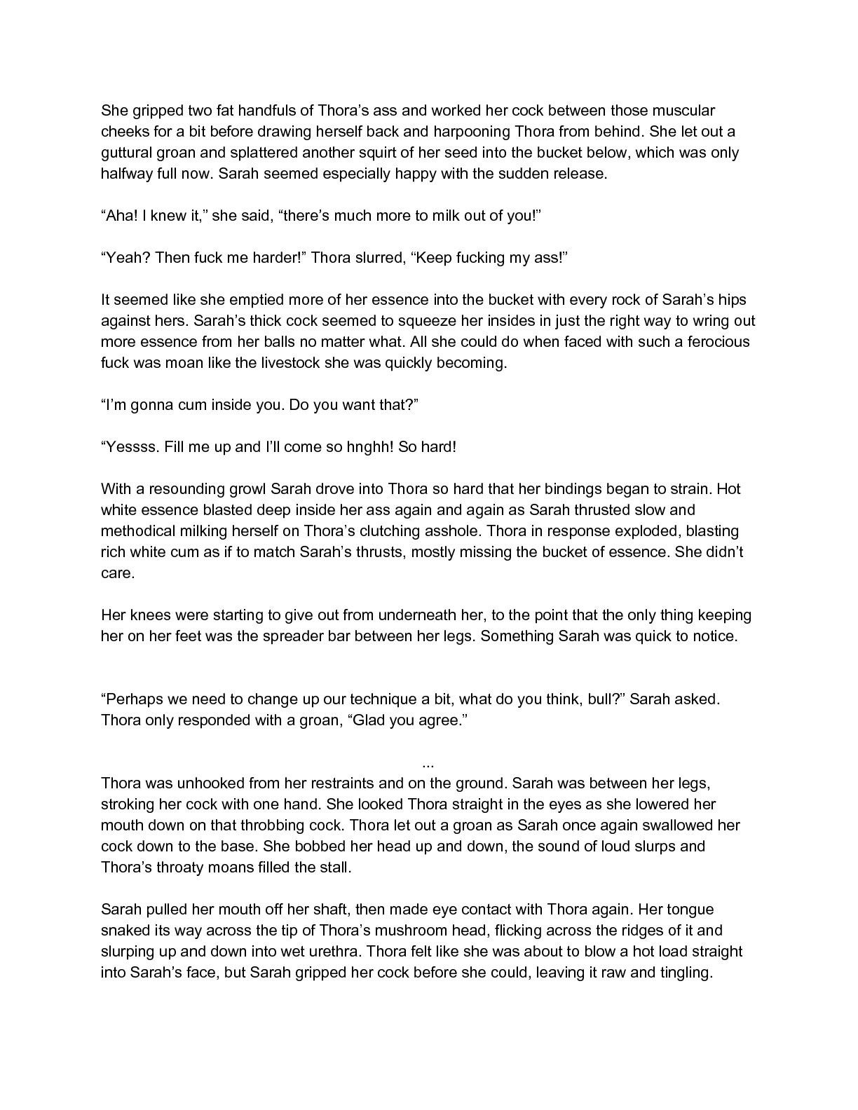 Thora At The Farm [SquarePeg3D] 1.5 . Thora At The Farm - Chapter 1 Text Only [SquarePeg3D] – page 8
