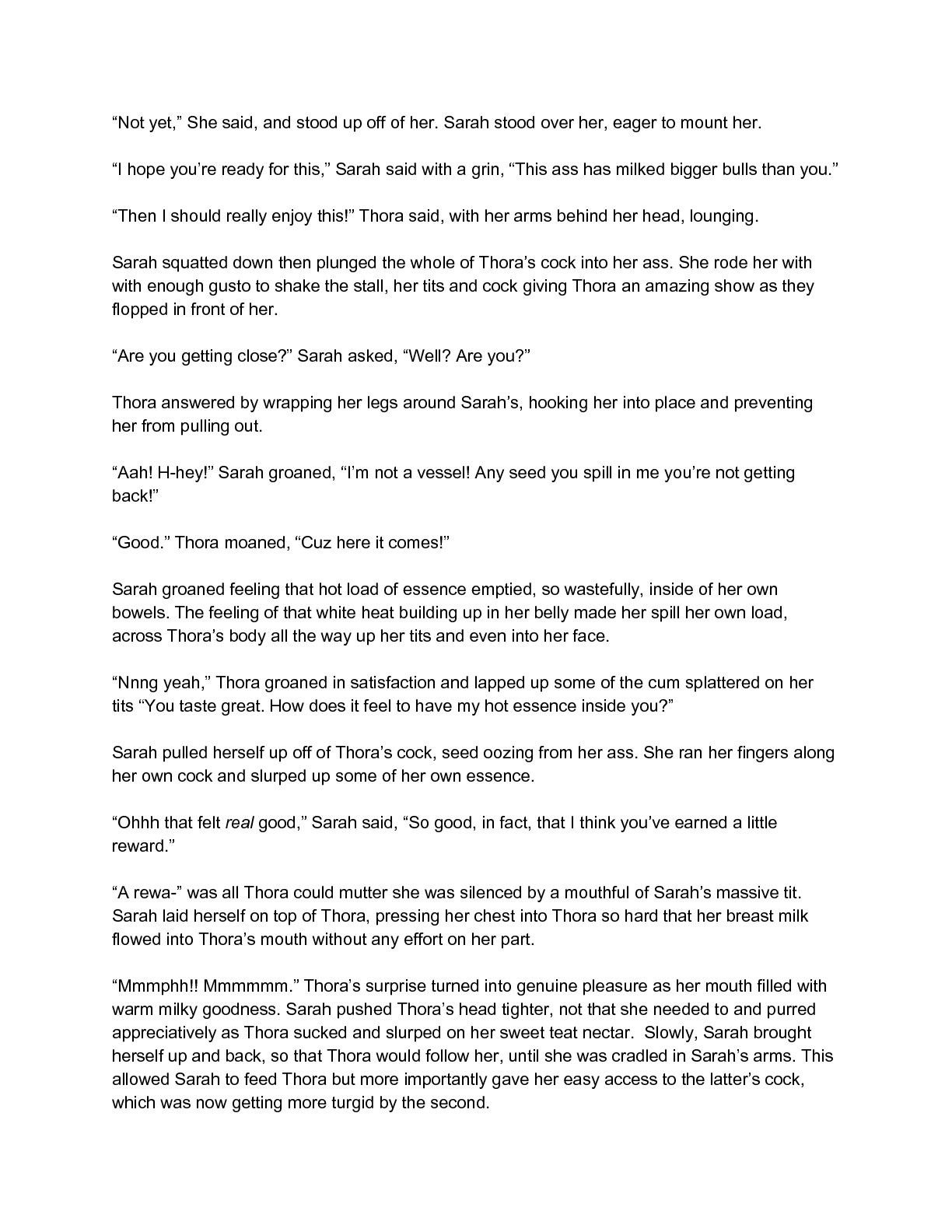 Thora At The Farm [SquarePeg3D] 1.5 . Thora At The Farm - Chapter 1 Text Only [SquarePeg3D] – page 9