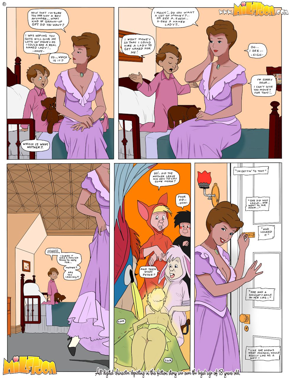 Mary And Wendy Go Pro (Peter And Wendy) [MILFToon] 1 . Mary And Wendy Go Pro  - Chapter 1 (Peter And Wendy) [MILFToon] – page 6