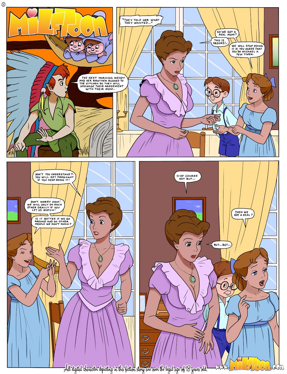 Mary And Wendy Go Pro (Peter And Wendy) [MILFToon] 2 . Mary And Wendy Go Pro  - Chapter 2 (Peter And Wendy) [MILFToon] – page 1