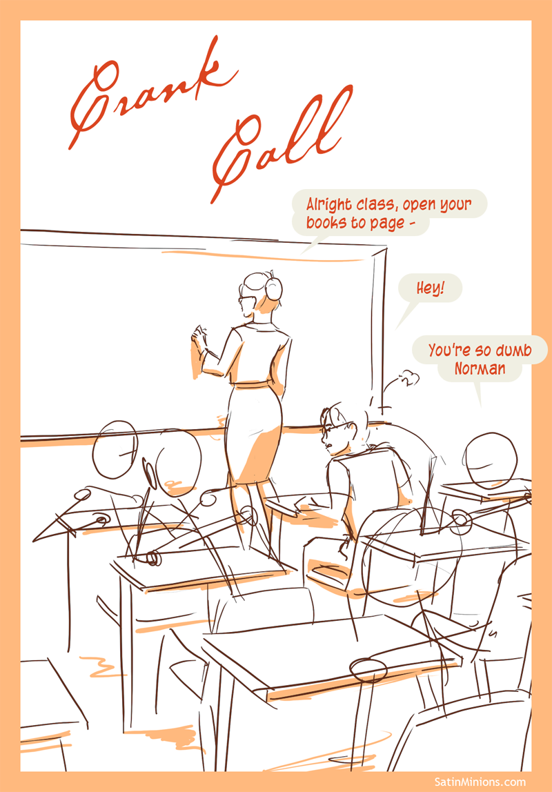 Crank Call [SatinMinions] 1 . Crank Call  - Chapter 1 [SatinMinions] – page 1