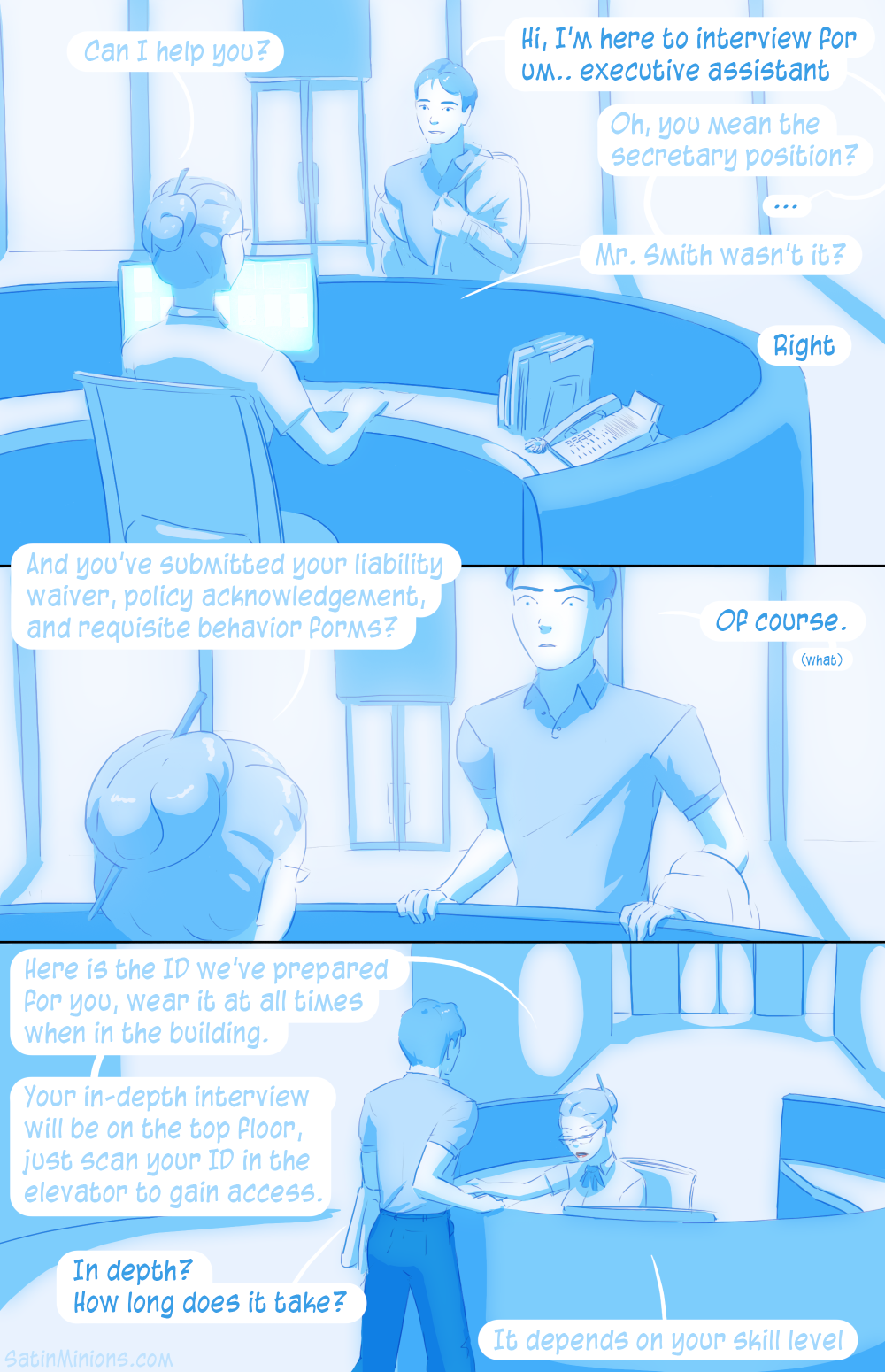 Entry Level Positions [SatinMinions] 1 . Entry Level Positions  - Chapter 1 [SatinMinions] – page 2